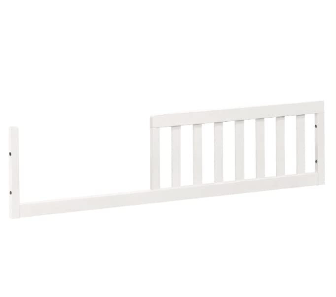Toddler Bed Safety Guard Rail for Emma Regency Crib - White | Secure Baby Bed Transition | Perfect for Toddler Room & Daycare Safety