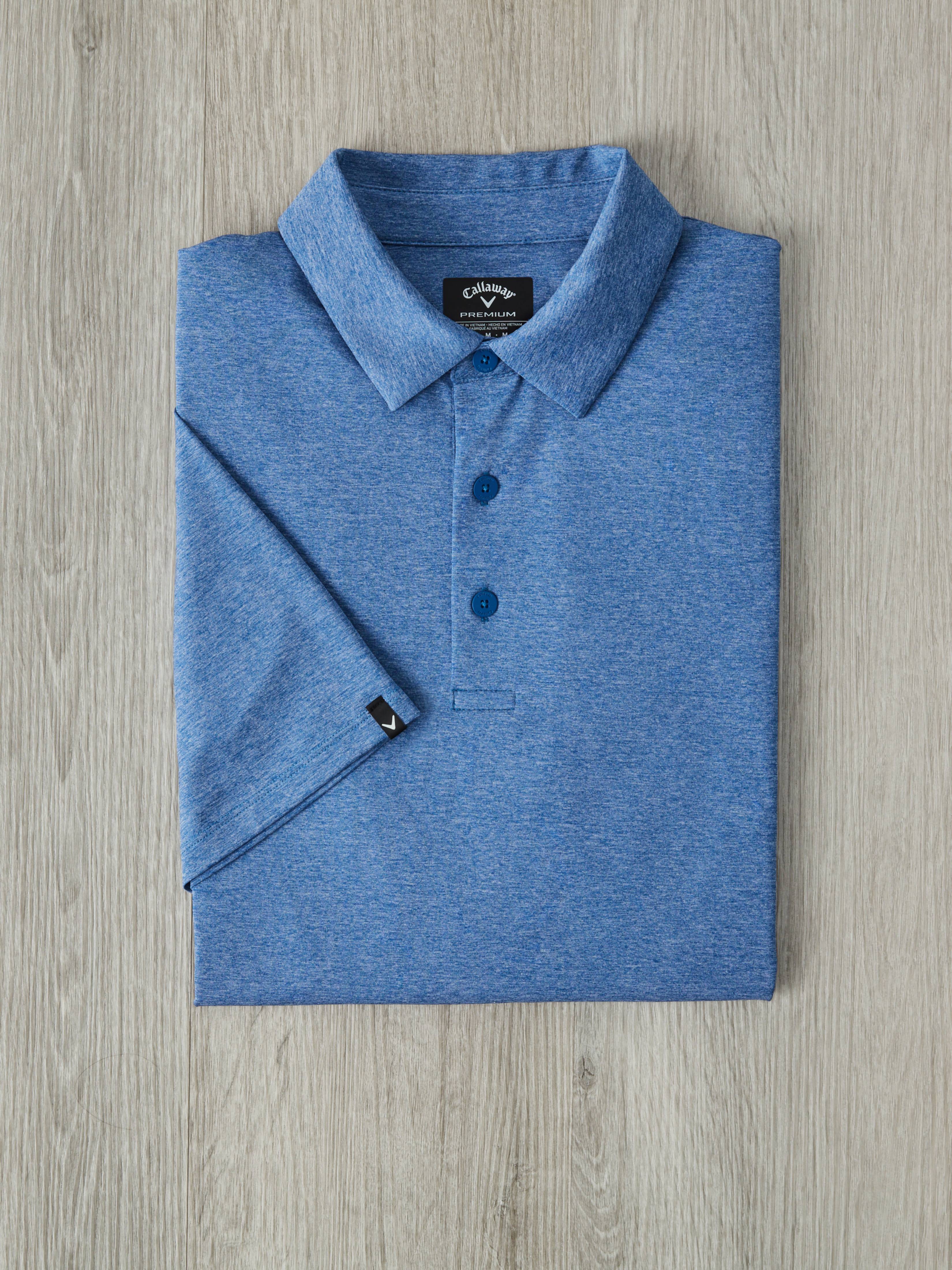 Premium Men's Heather Soft Touch Golf Polo Shirt - Breathable & Moisture-Wicking for Comfort on the Course & Casual Wear