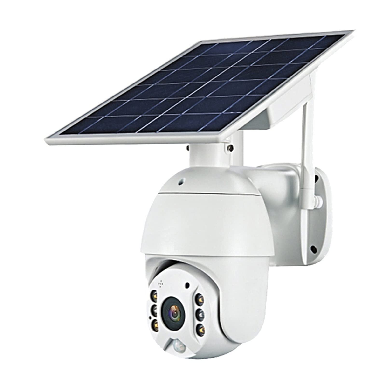 4G Solar Security Camera Outdoor - MZZYG 4MP Wireless WiFi Surveillance Cam with SIM Card, Rechargeable Battery, Full Color Night Vision - Smart Home Protection (64GB Included) - Ideal for Backyard, Garage & Property Monitoring