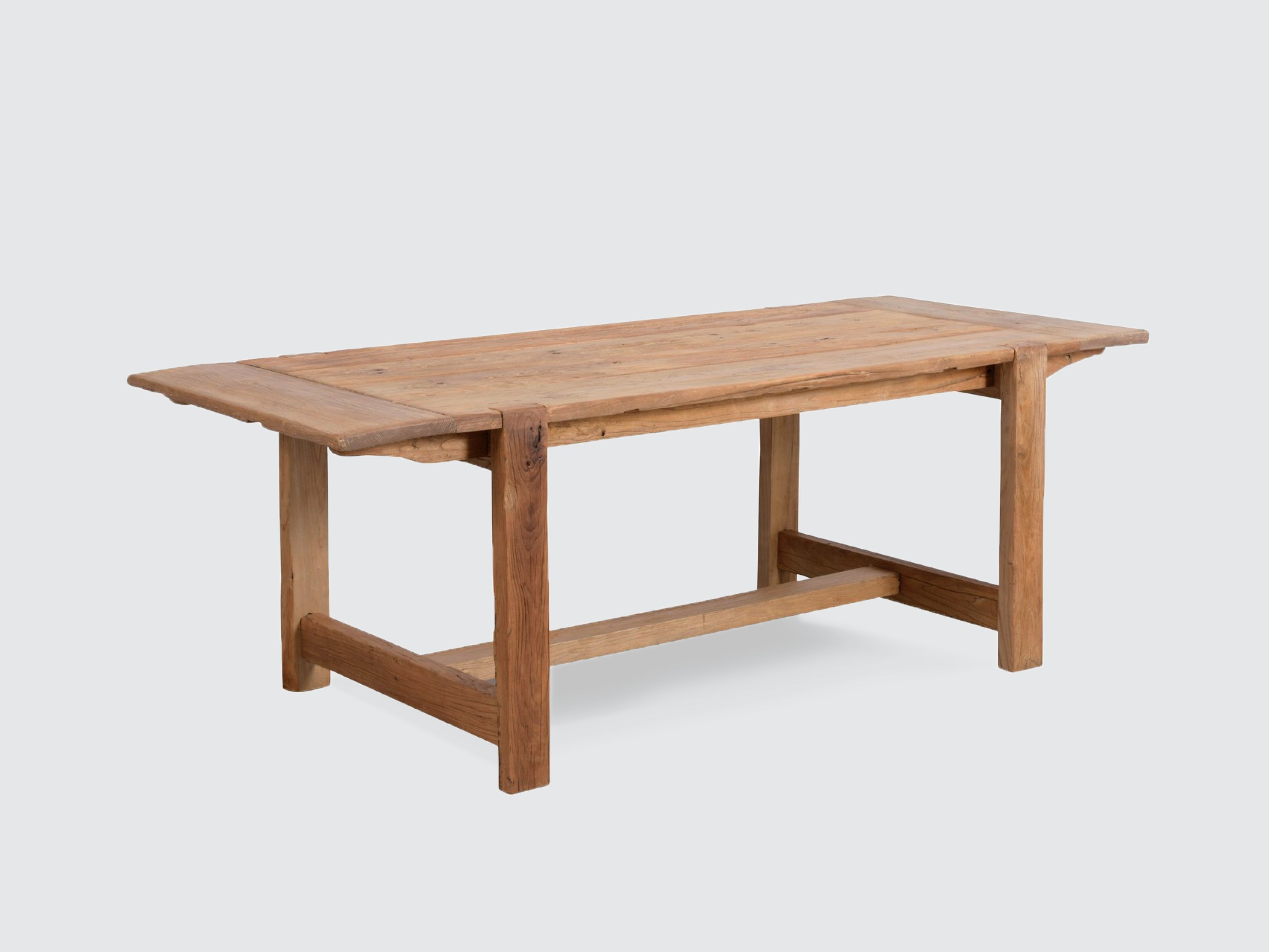 Crofters Solid Wood Dining Table - Farmhouse Style Kitchen Table for 6 - Perfect for Family Dinners & Entertaining Guests