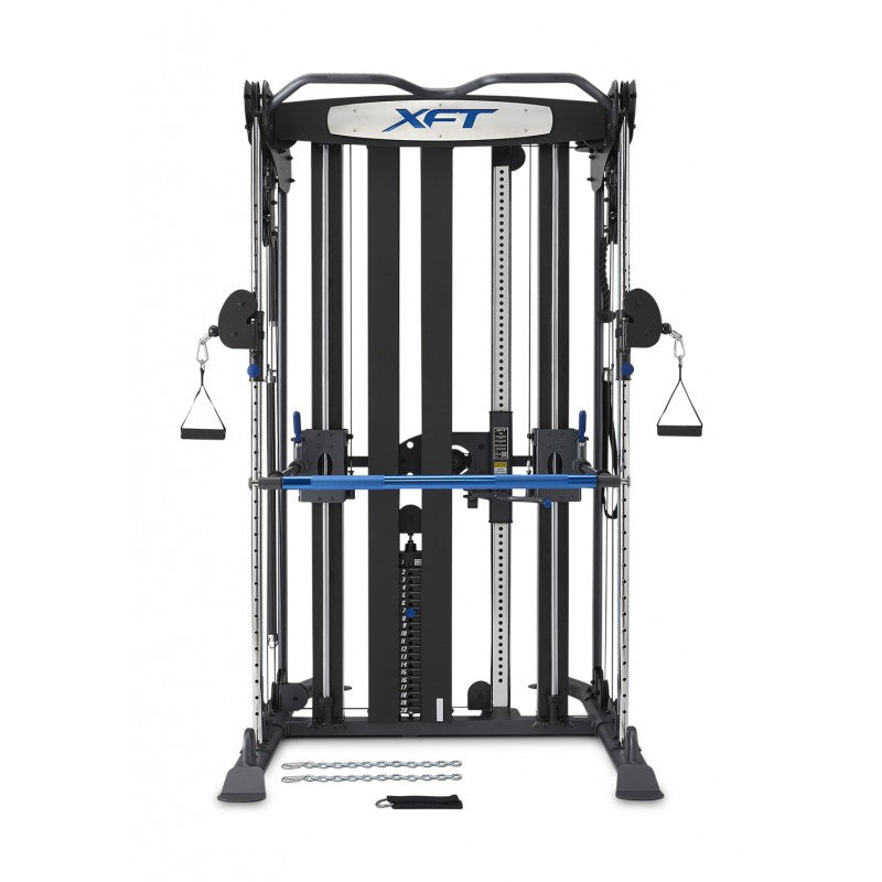 XFT Functional Trainer Home Gym System with 200LBS Resistance (Dual Cable Pulley) - Perfect for Strength Training, CrossFit & Full-Body Workouts at Home