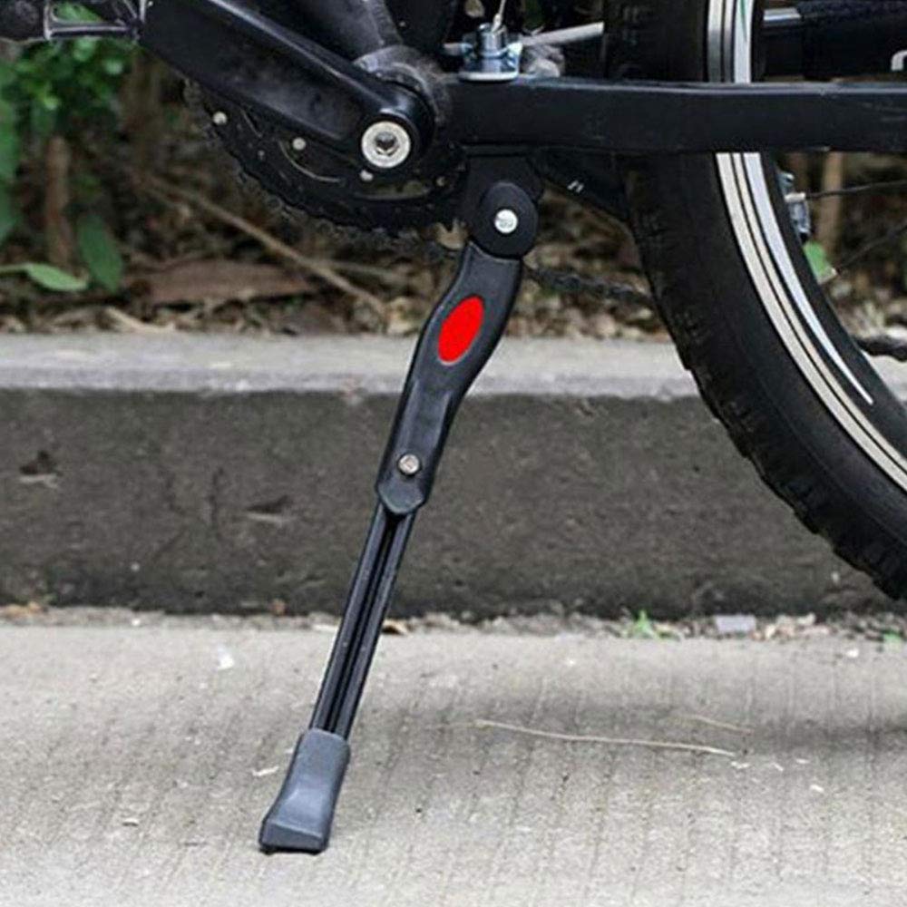 Adjustable Bicycle Kickstand - Heavy Duty Bike Side Support Stand for 22-27 Inch Mountain & Road Bikes | Secure Parking Prop for Outdoor Cycling, Commuting & Storage
