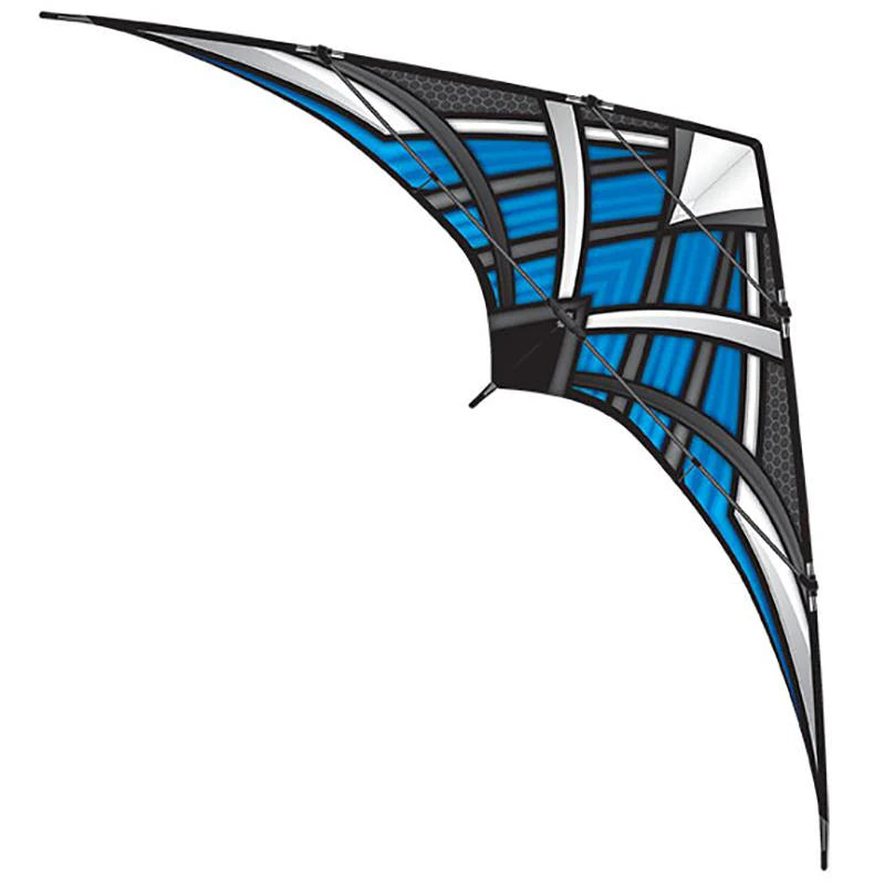93 NK93 ProSport Nylon Stunt Kite - Professional Dual Line Kite for Adults & Kids - Durable Blue Flying Kite for Beach, Park & Outdoor Sports Activities