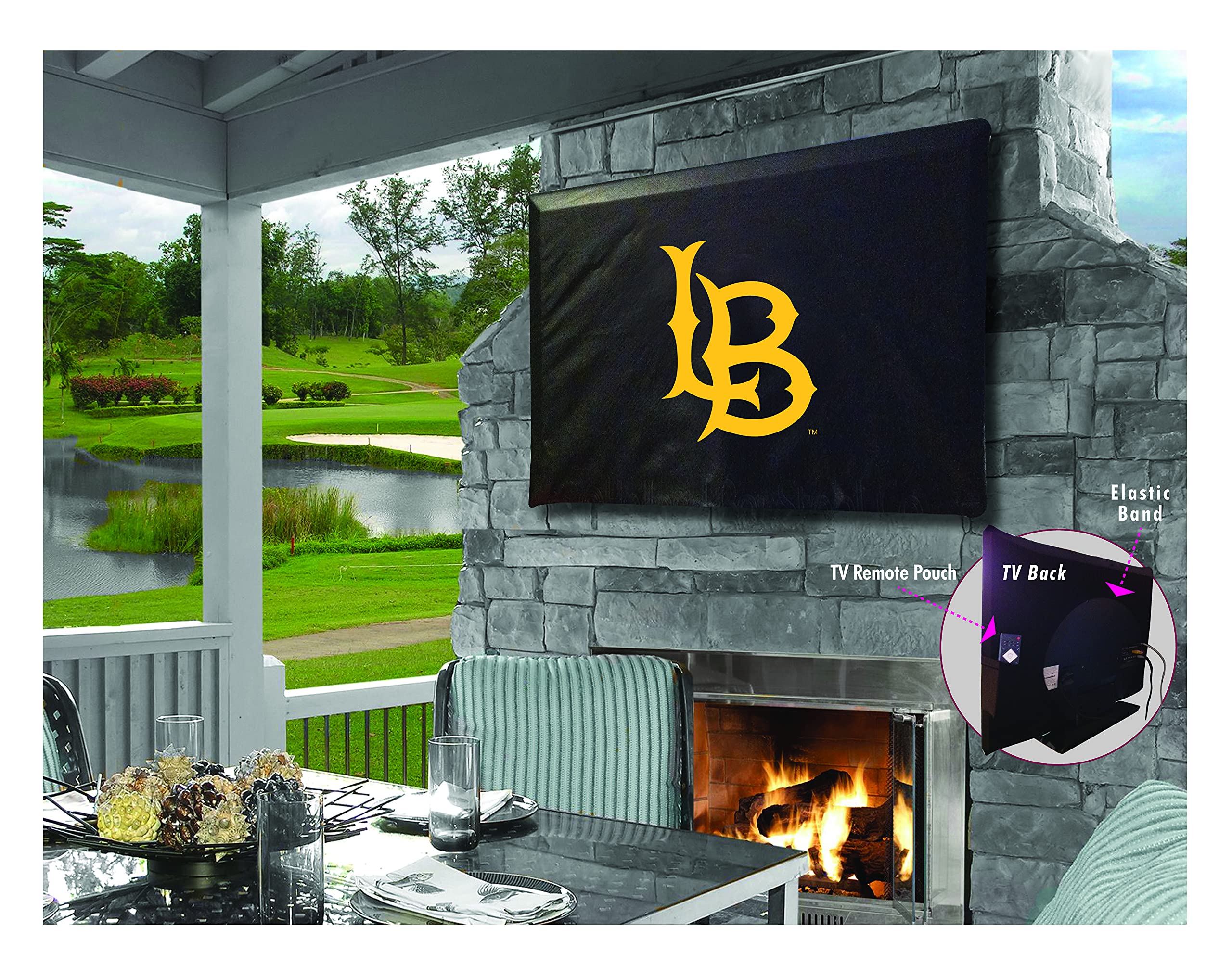 Holland Bar Stool Co. Long Beach State University TV Cover for 50