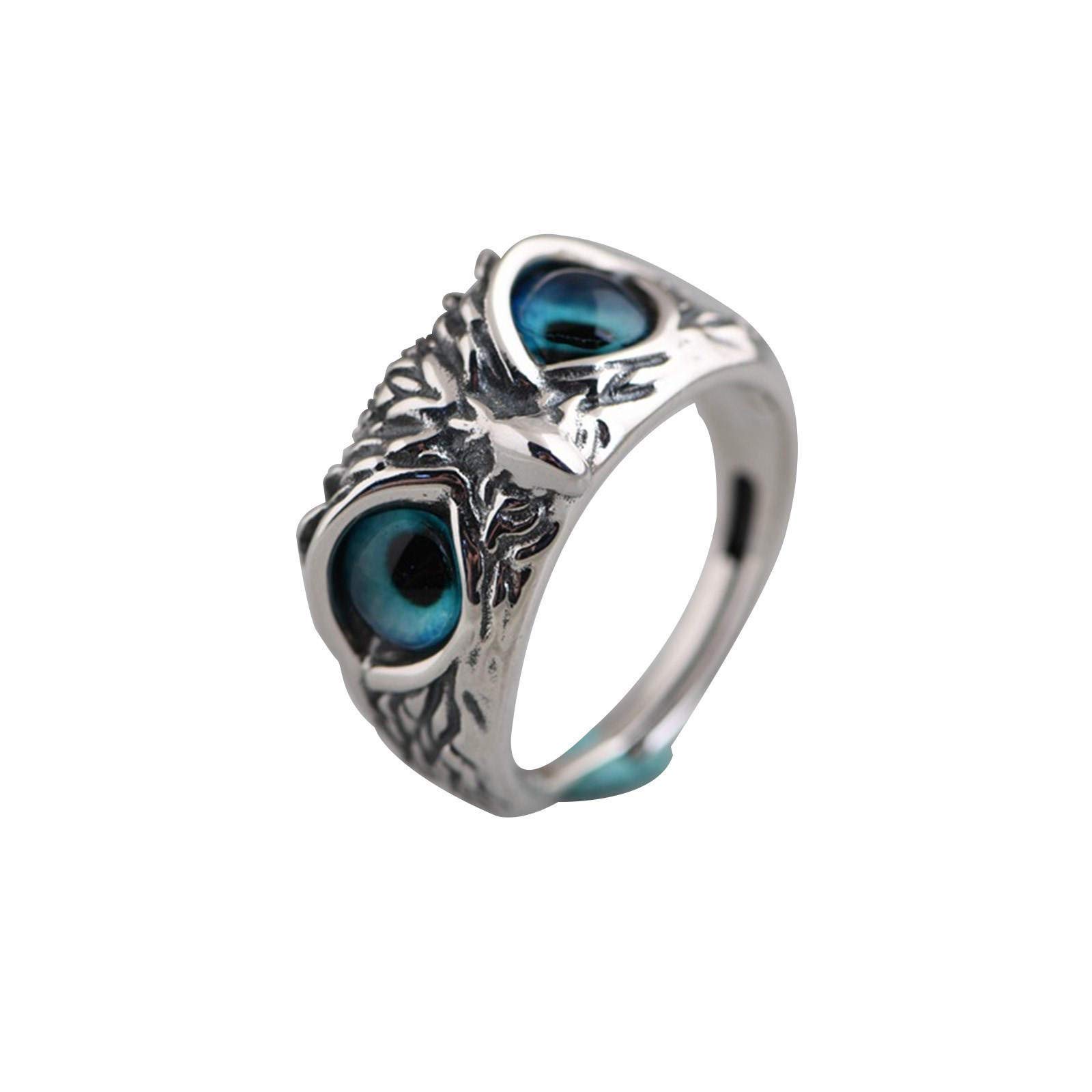 3D Sculpture Owl Ring for Women - Adjustable Animal Statement Ring, Cute Pet Lover Band, Unique Birthday Gift for Teen Girls - Perfect for Easter, Bee Day, Spring & Summer Outfits, Boho Jewelry Collection