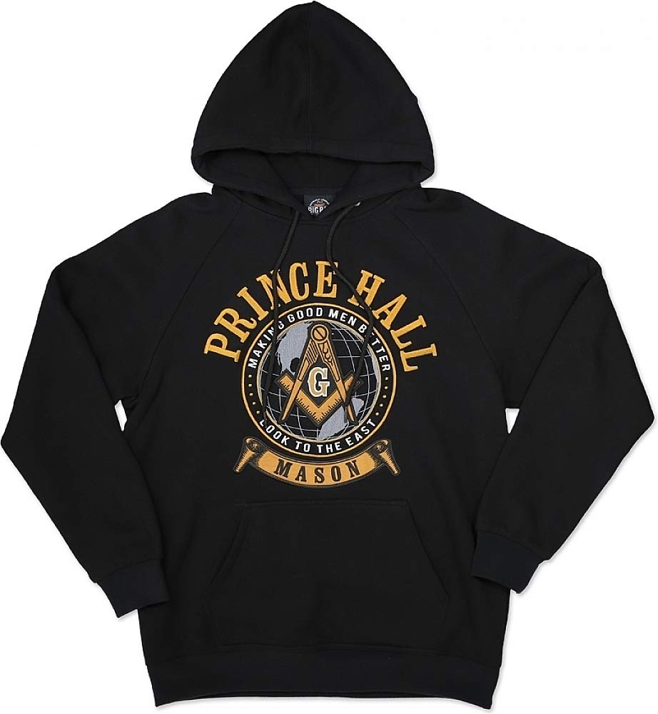 Big Boy Prince Hall Mason Divine S4 Men's Pullover Hoodie - Comfortable & Stylish Freemason Apparel for Casual Wear & Brotherhood Events