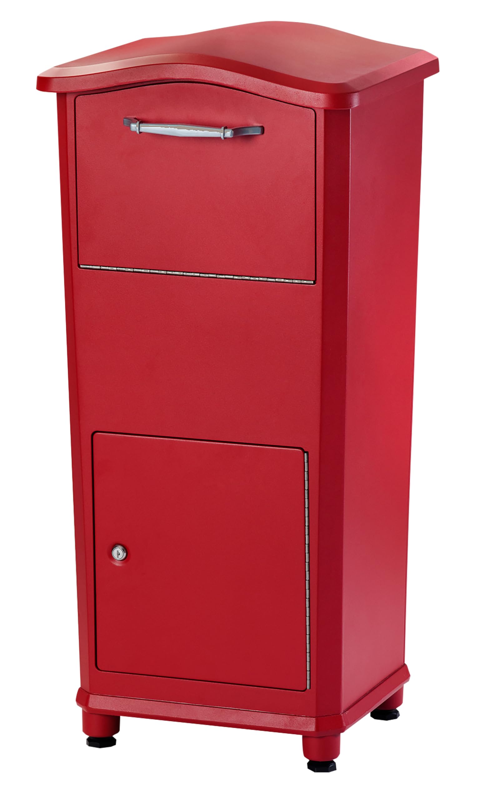6900R Elephantrunk Parcel Drop Box - Durable Architectural Mailbox in Red | Secure Package Delivery for Homes & Businesses | Outdoor Mailbox Solution