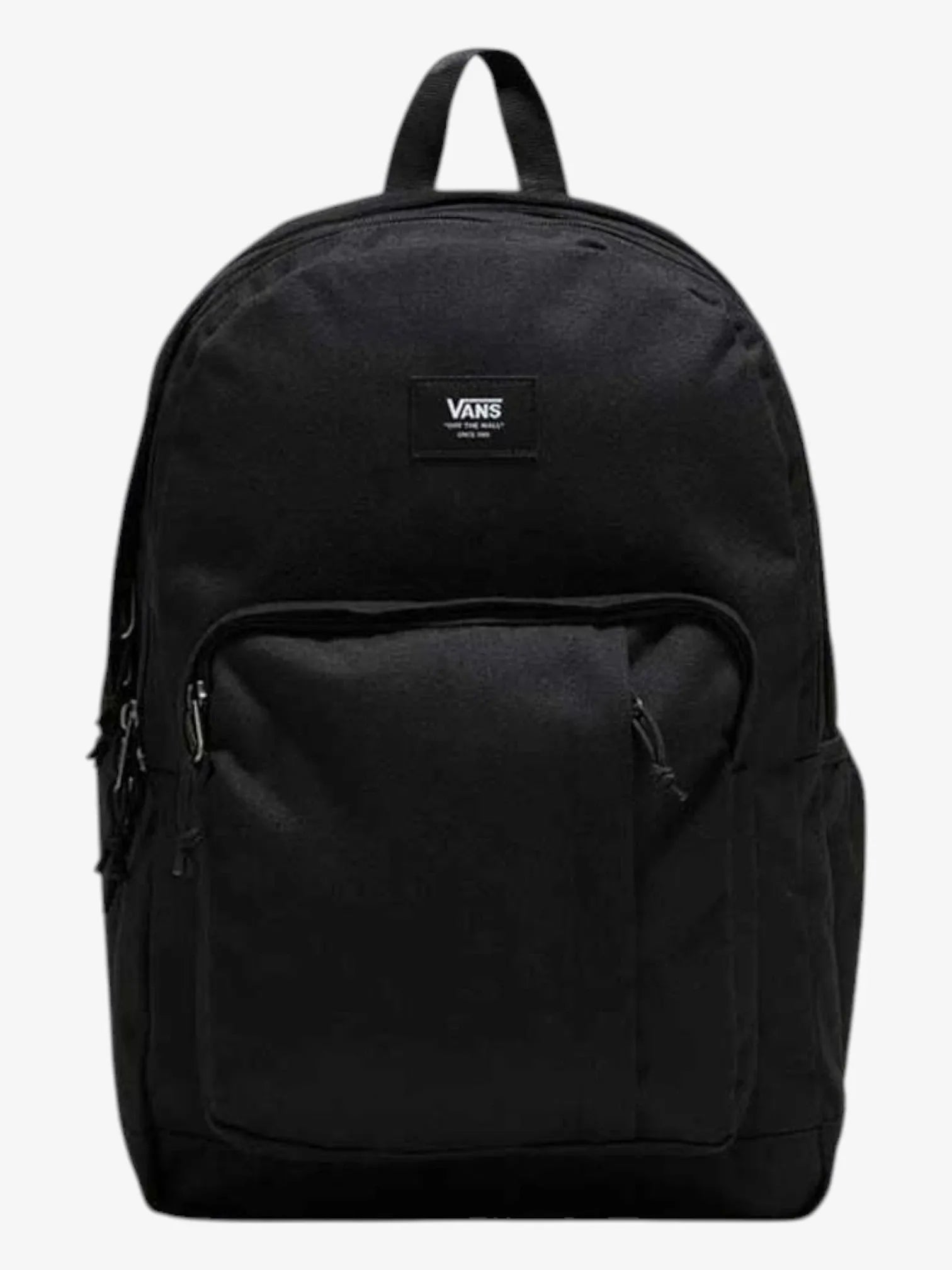 Vans Old Skool Trek Backpack - Black Waterproof Hiking Backpack for Men & Women | Durable School Bag for College, Travel & Outdoor Adventures