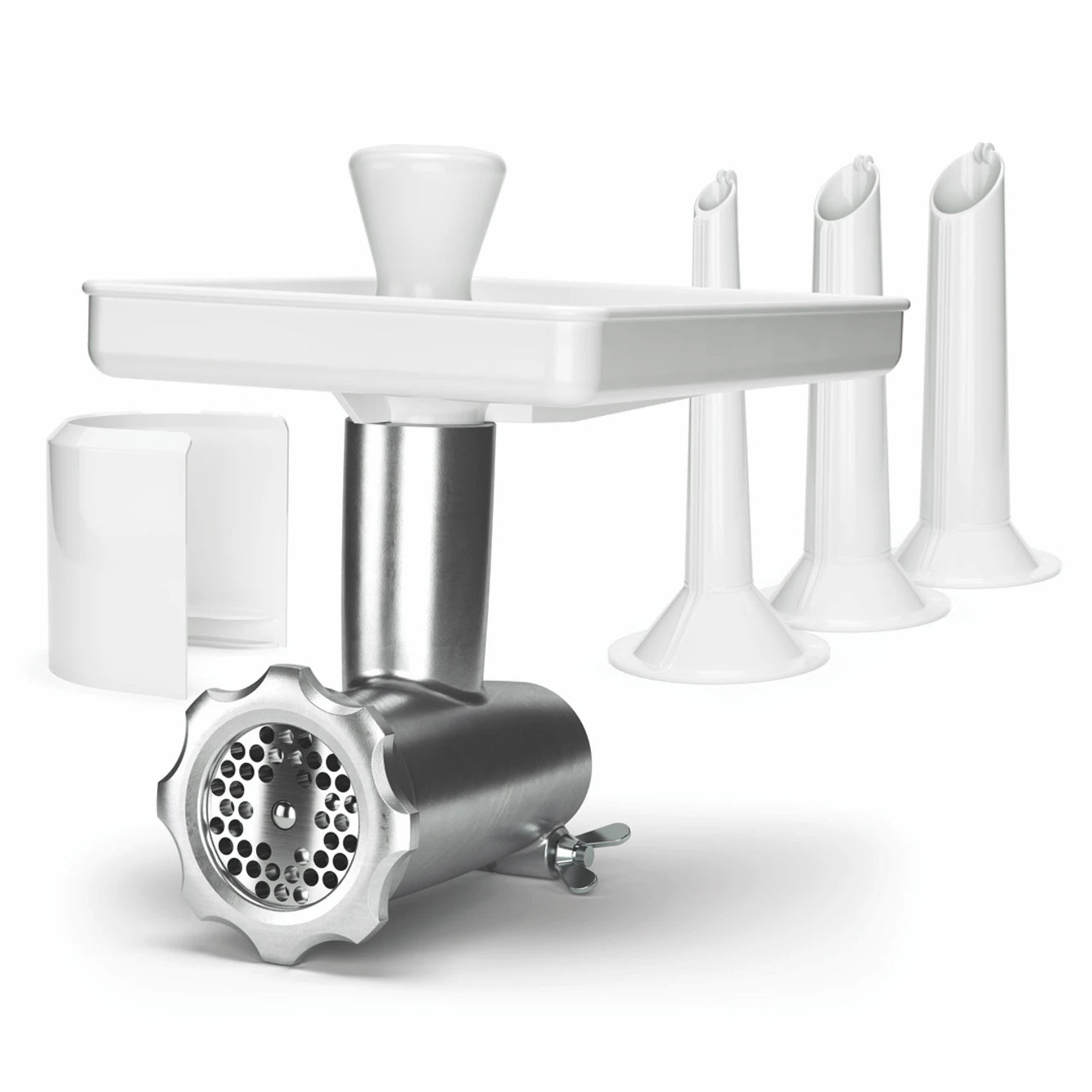 Ankarsrum Stand Mixer Food & Meat Grinder Attachment - Heavy Duty Kitchen Appliance for Grinding, Slicing & Shredding - Perfect for Homemade Sausages, Burgers & Food Prep