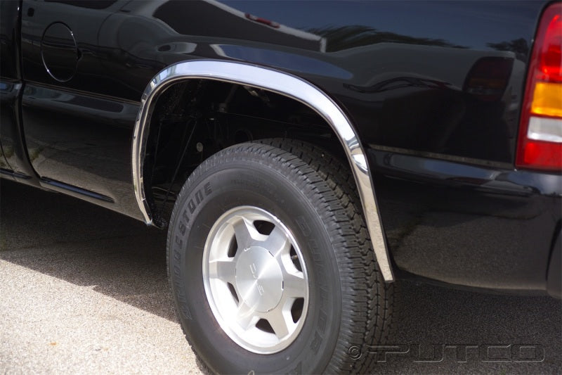 1.5 Inch Wide Stainless Steel Fender Trim for 1999-2007 Chevy Silverado & GMC Sierra 1500/2500/3500 HD - Durable Truck Accessory for Off-Road Protection and Style Enhancement