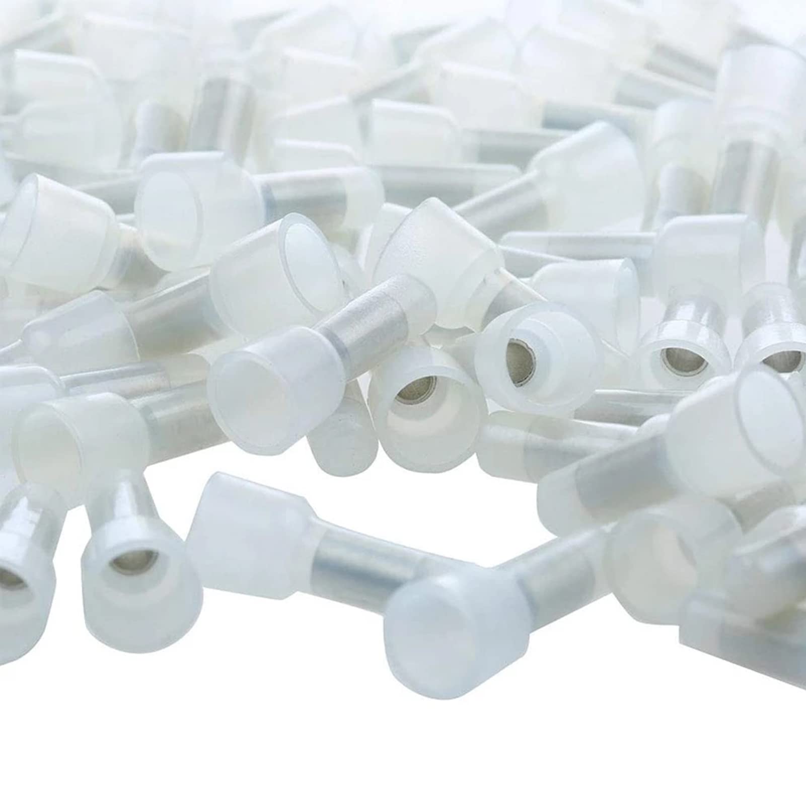 500 Pcs Closed End Crimp Connectors - 22-16 AWG Nylon Wire End Caps for Electrical Wiring | Secure & Protective Crimp Terminals for Automotive, Marine & DIY Projects