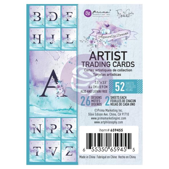 Aquarelle Dreams Artist Trading Cards (ATC) 2.5