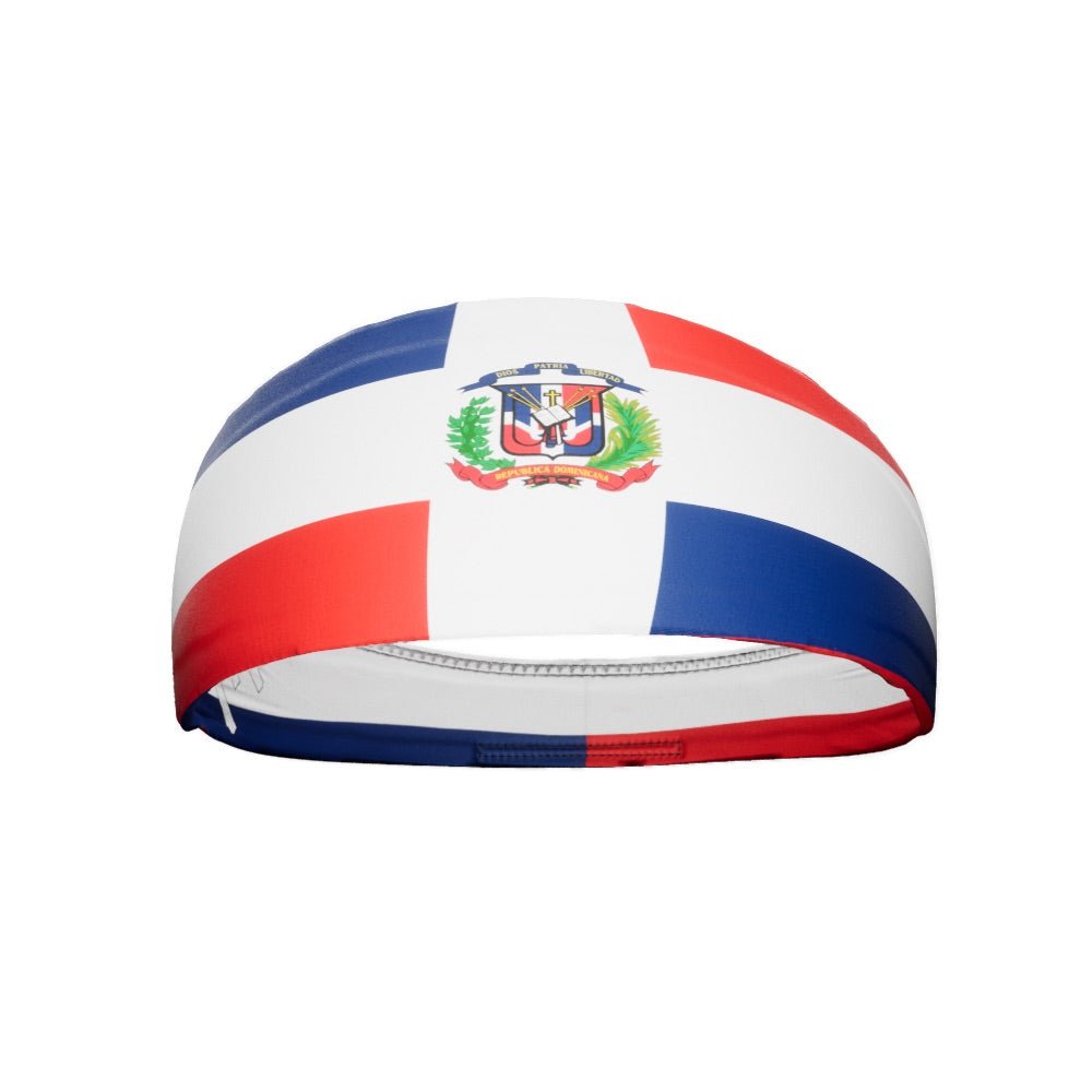 Dominican Republic Flag Headband - Patriotic Hair Accessory for Sports, Parties & National Pride | Unisex Comfortable Headwear