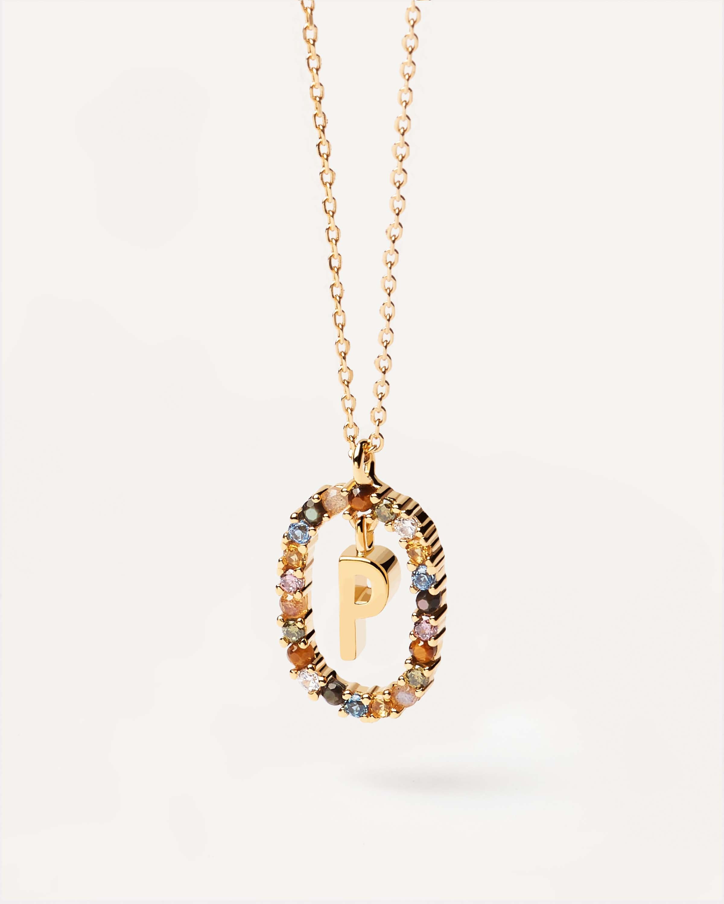 Letter P Necklace - Personalized Initial Pendant Jewelry for Women - Perfect Gift for Birthday, Anniversary & Everyday Wear