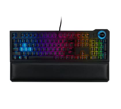 Acer Predator Aethon 700 Mechanical Gaming Keyboard - US English QWERTY Layout, Metallic Finish - Perfect for PC Gaming, Esports & Office Work