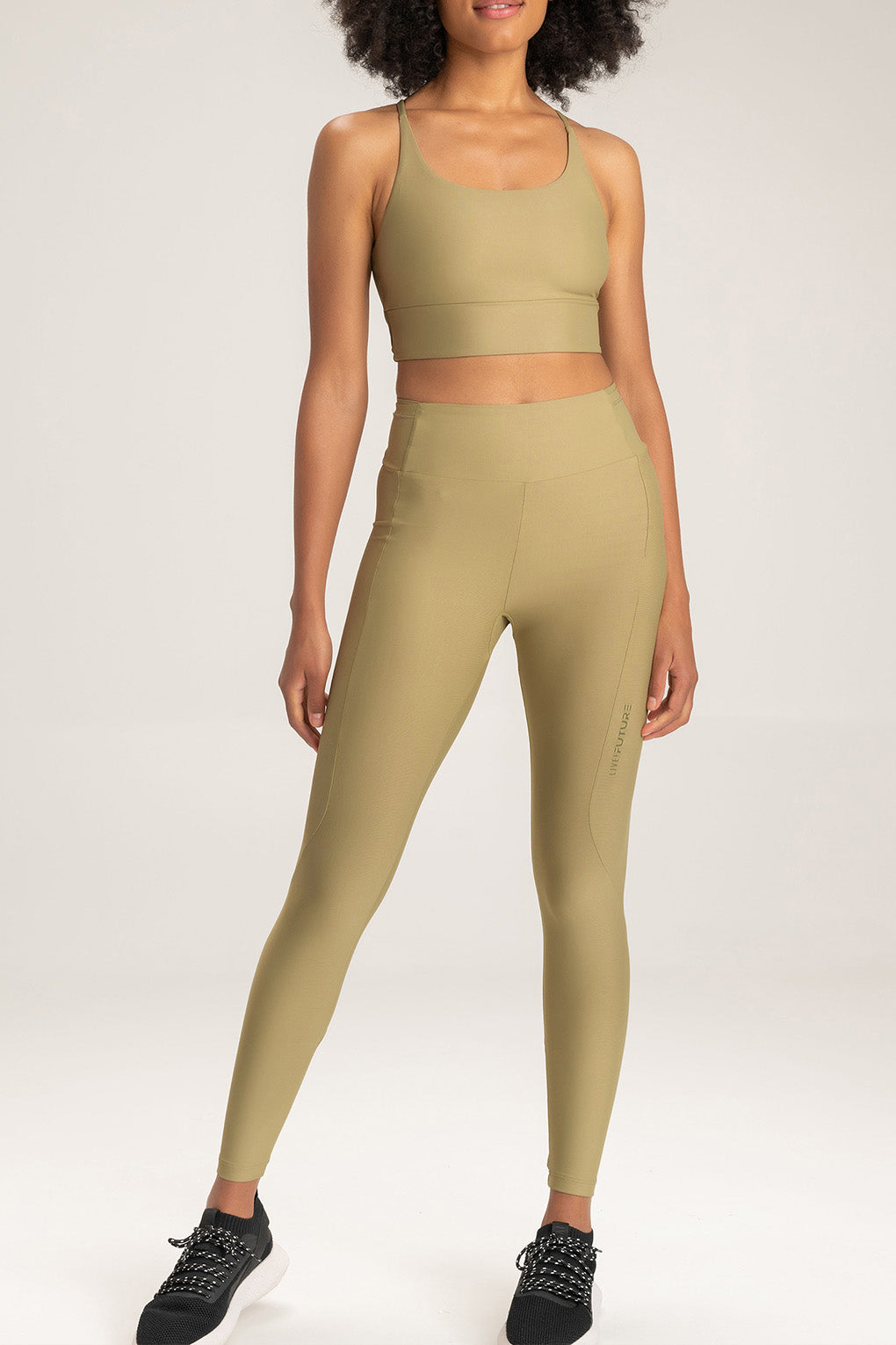 Fit Green® High Waist Yoga Leggings for Women - Tummy Control Workout Pants - Comfortable & Stretchy Gym Tights for Running, Pilates & Lounge Wear