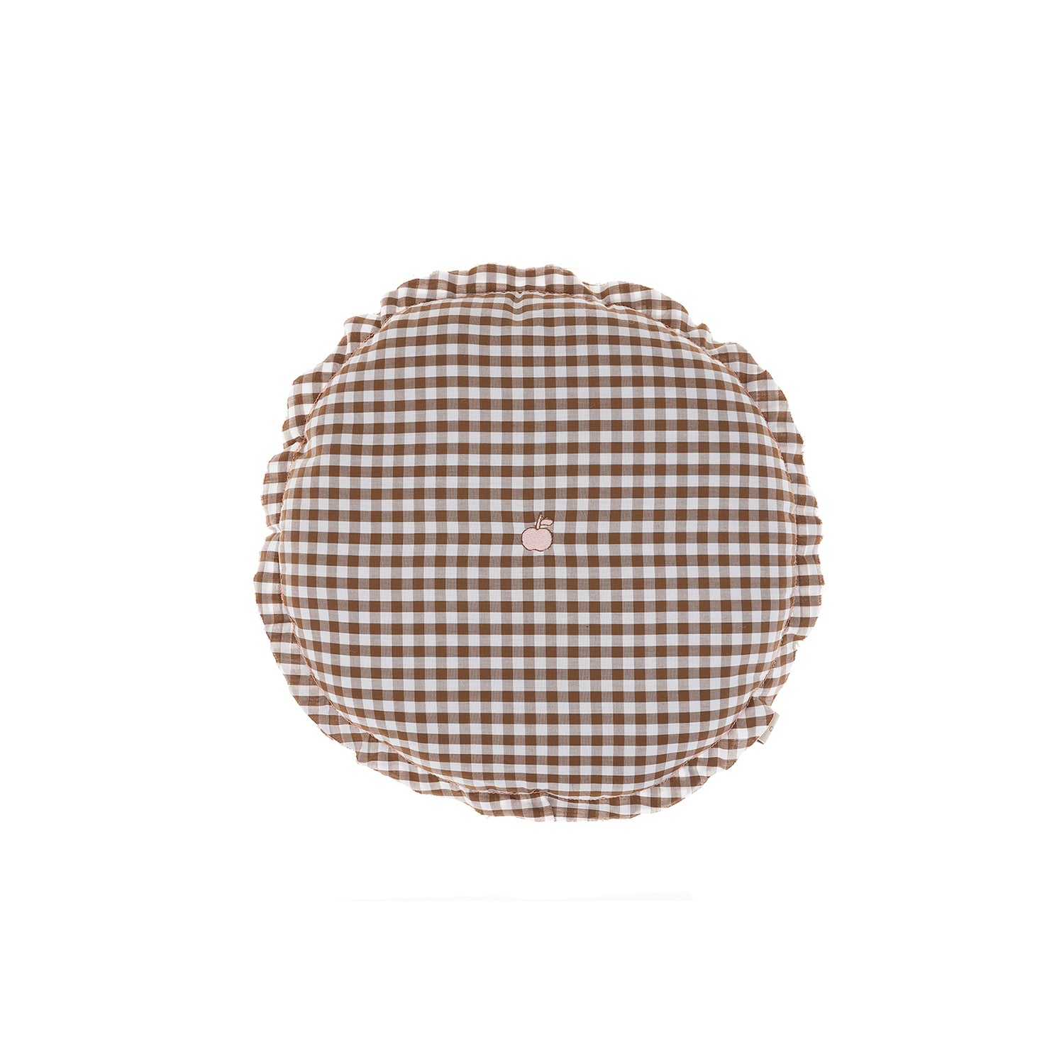 Gingham Pillow Pie - Soft & Comfortable Throw Pillow for Home Decor, Couch, Bedroom, and Living Room