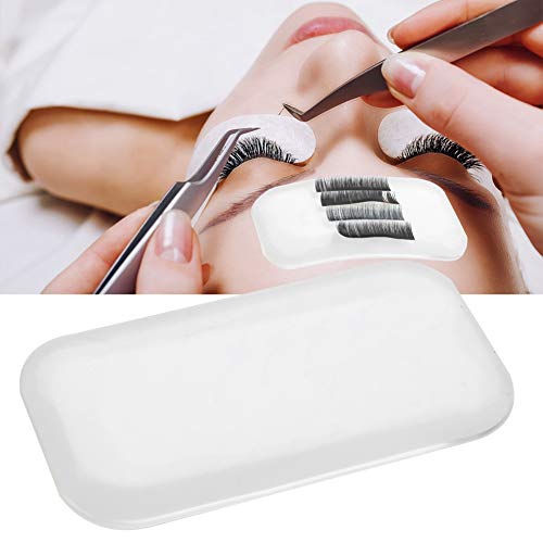 Premium Silicone Eyelash Extension Pads - Reusable Lash Grafting Trays & Forehead Pads for Professional Lash Enhancers, Primers & Extension Tools (Transparent) - Perfect for Salon, Spa & Home Lash Application