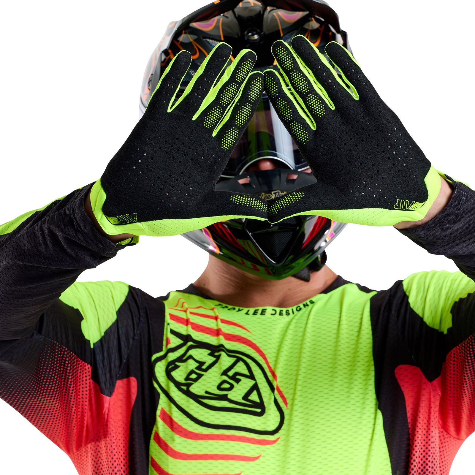 Air Glove Mono Flo Yellow - Lightweight Touchscreen Gloves for Running, Cycling & Outdoor Activities - Perfect for Cold Weather & Winter Sports