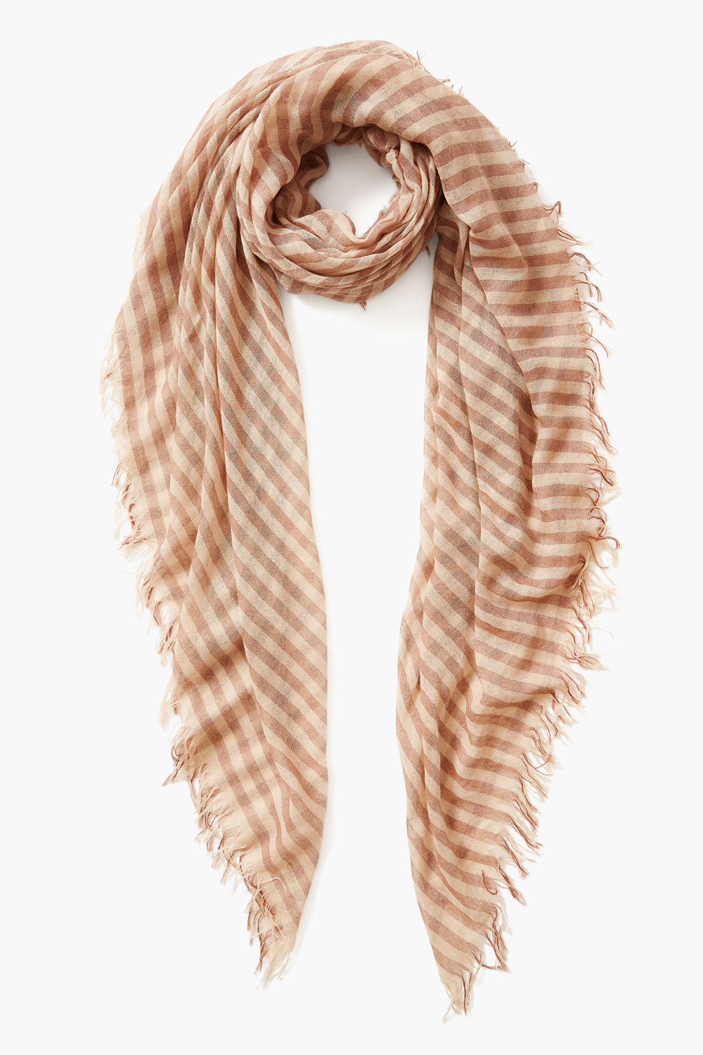 Luxury Cashmere and Silk Scarf - Cognac Linea - Soft Warm Winter Fashion Accessory for Women - Perfect for Office, Travel and Gift Giving