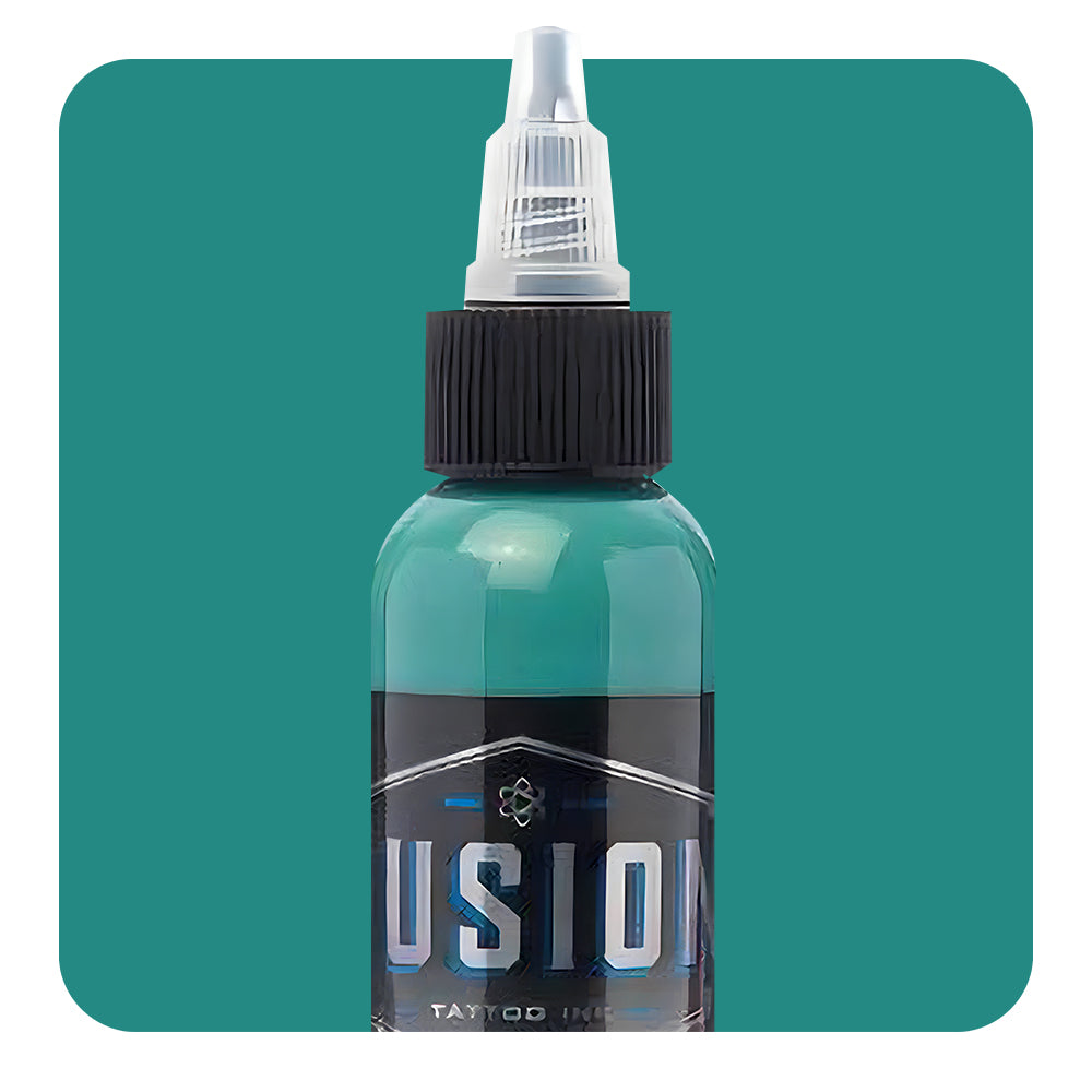 Premium Dark Sea Foam Fusion Tattoo Ink - 1oz Bottle for Professional Tattoo Artists & Body Art - Perfect for Realism, Watercolor & Fine Line Tattoos