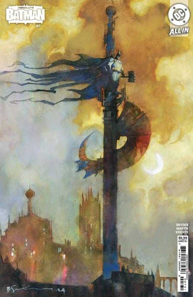 Absolute Batman #7 Cover C Bill Sienkiewicz Variant - Premium Card Stock Comic Book for Collectors | Perfect for DC Comics Fans, Display & Investment