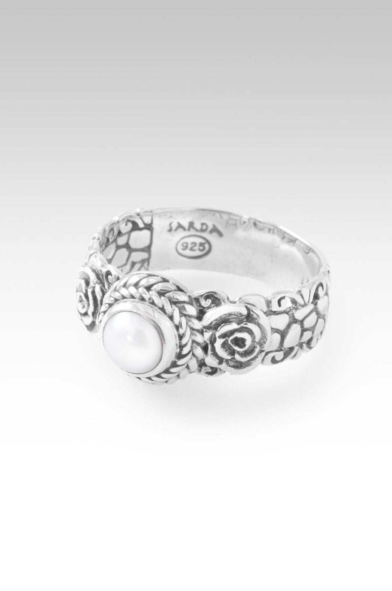 Cherished Radiance Freshwater Pearl Ring - Elegant Jewelry Gift for Women | Perfect for Weddings, Anniversaries & Special Occasions