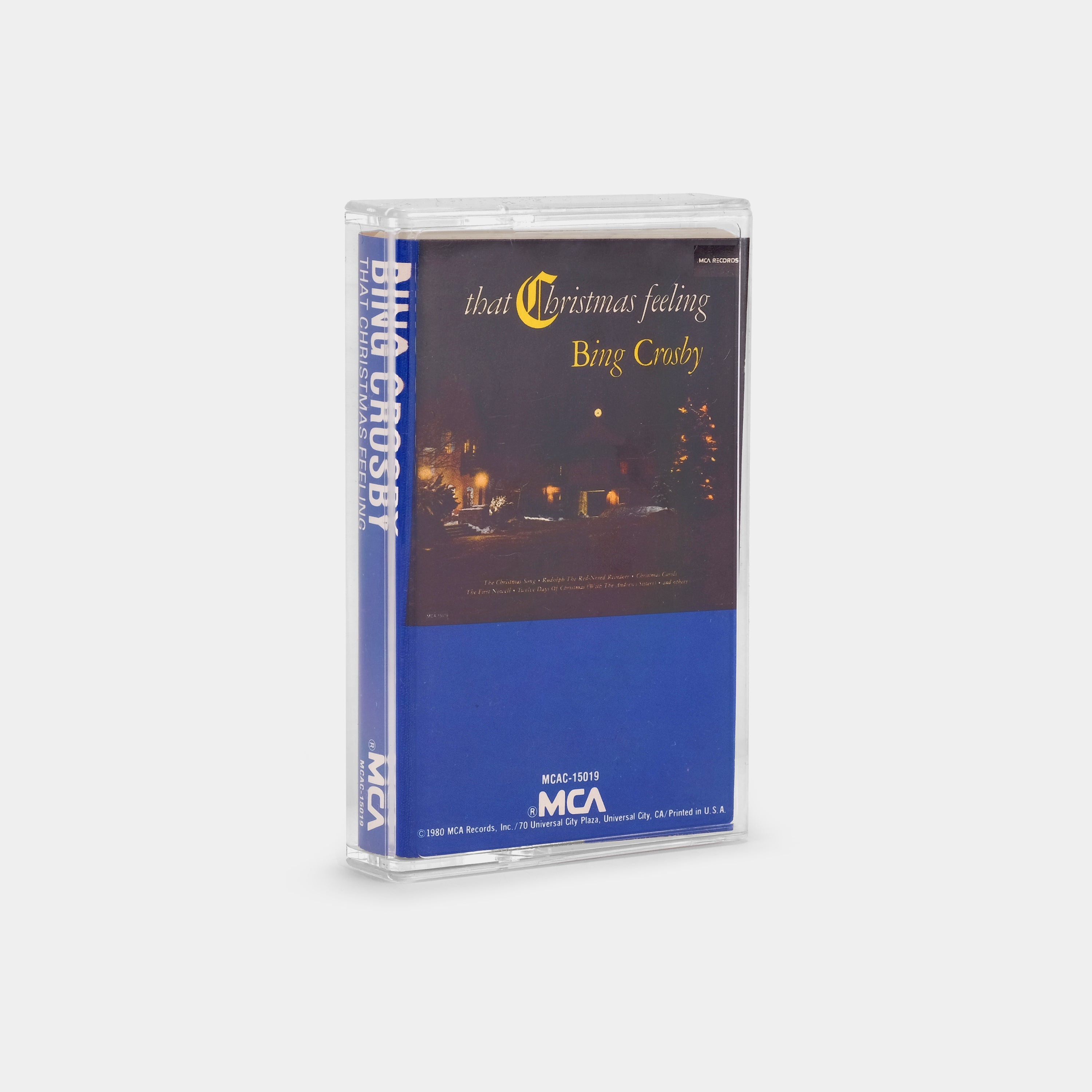 Bing Crosby That Christmas Feeling Cassette Tape - Vintage Holiday Music for Festive Gatherings & Cozy Winter Nights