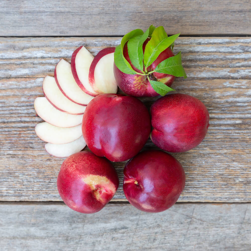 Organic White Nectarines - Sweet Juicy Summer Fruit | Pre-Order Now for 2025 Harvest | Perfect for Fresh Eating, Salads & Desserts