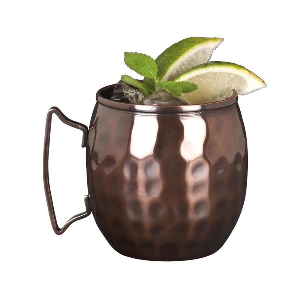 Libbey 14 Oz Moscow Mule Mug - Set of 12 Copper Mugs with Insulated Handle for Cocktails, Beer & Iced Drinks - Perfect for Parties, Bars & Home Entertaining