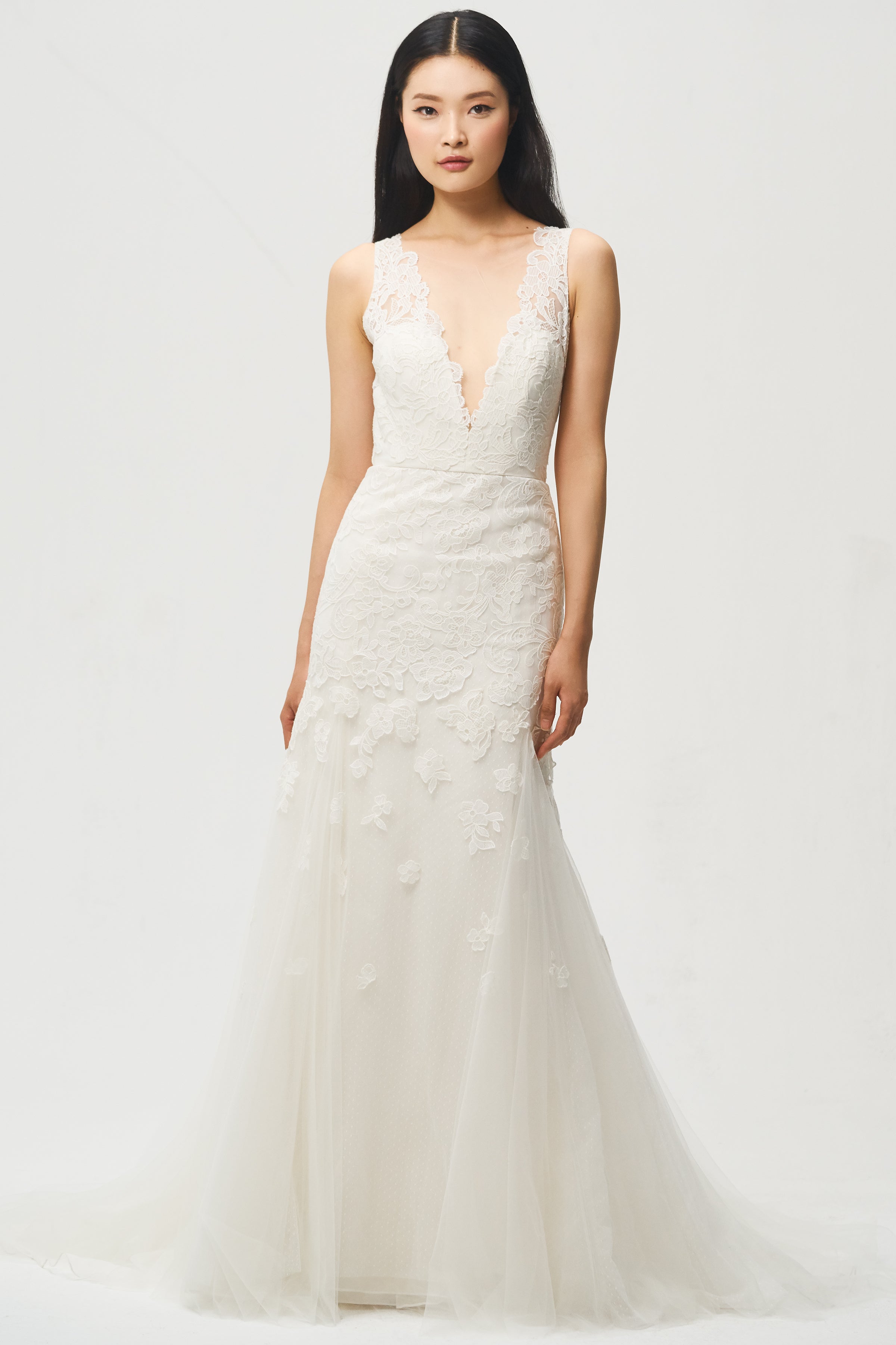 Jenny Yoo Rowen Gown - Elegant Wedding Dress for Brides | Perfect for Beach, Garden & Formal Weddings