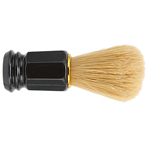 Beard Cleaning Brush - Plastic Bristle Shaving Brush with Ergonomic Vase-Style Handle for Men | Perfect Father's Day Gift & Salon Tool (Black) | Ideal for Daily Grooming, Beard Care & Professional Use