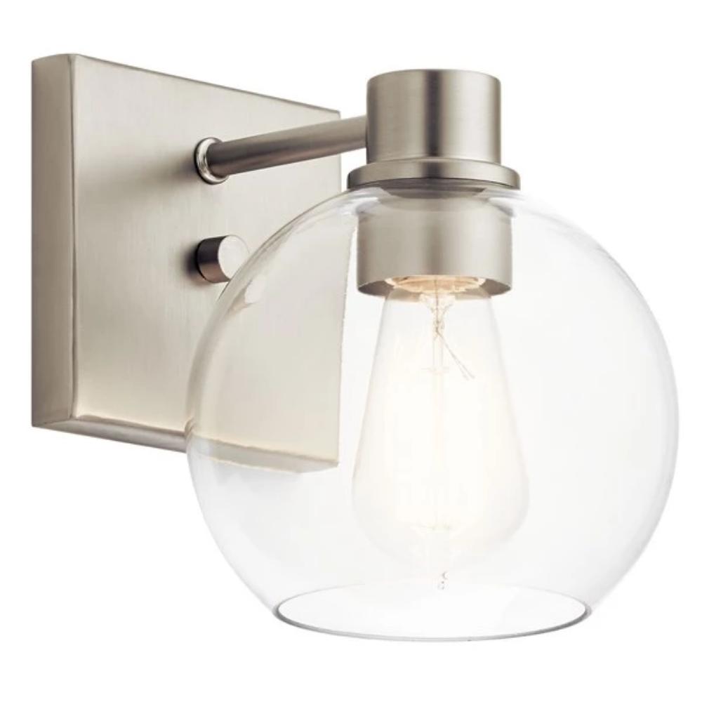 Harmony 1 Light Wall Sconce - Modern Plug-in Wall Light Fixture for Bedroom, Living Room, Hallway - Dimmable LED Wall Lamp with Easy Installation