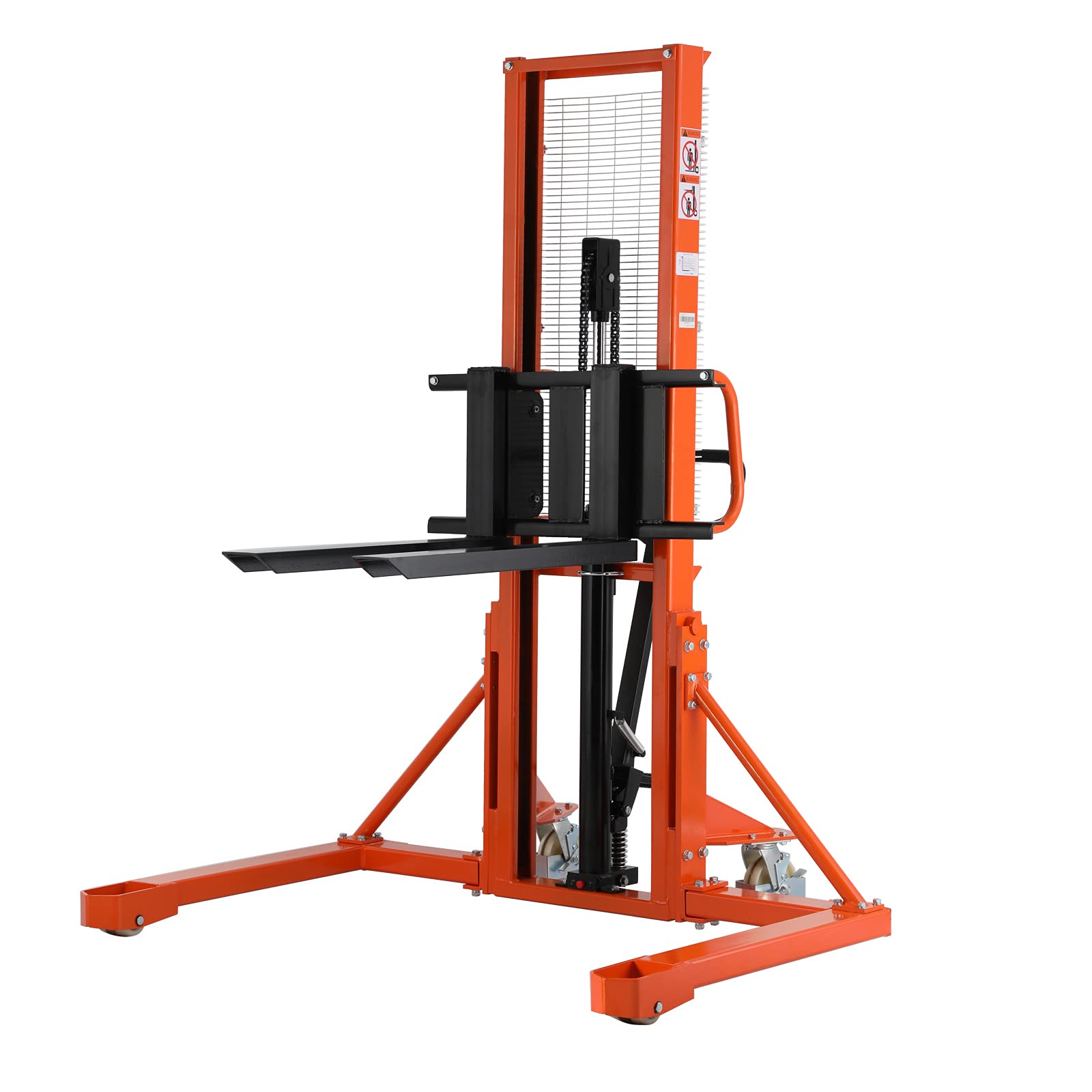 Tory Carrier Manual Pallet Stacker - 1100lbs Capacity, 63