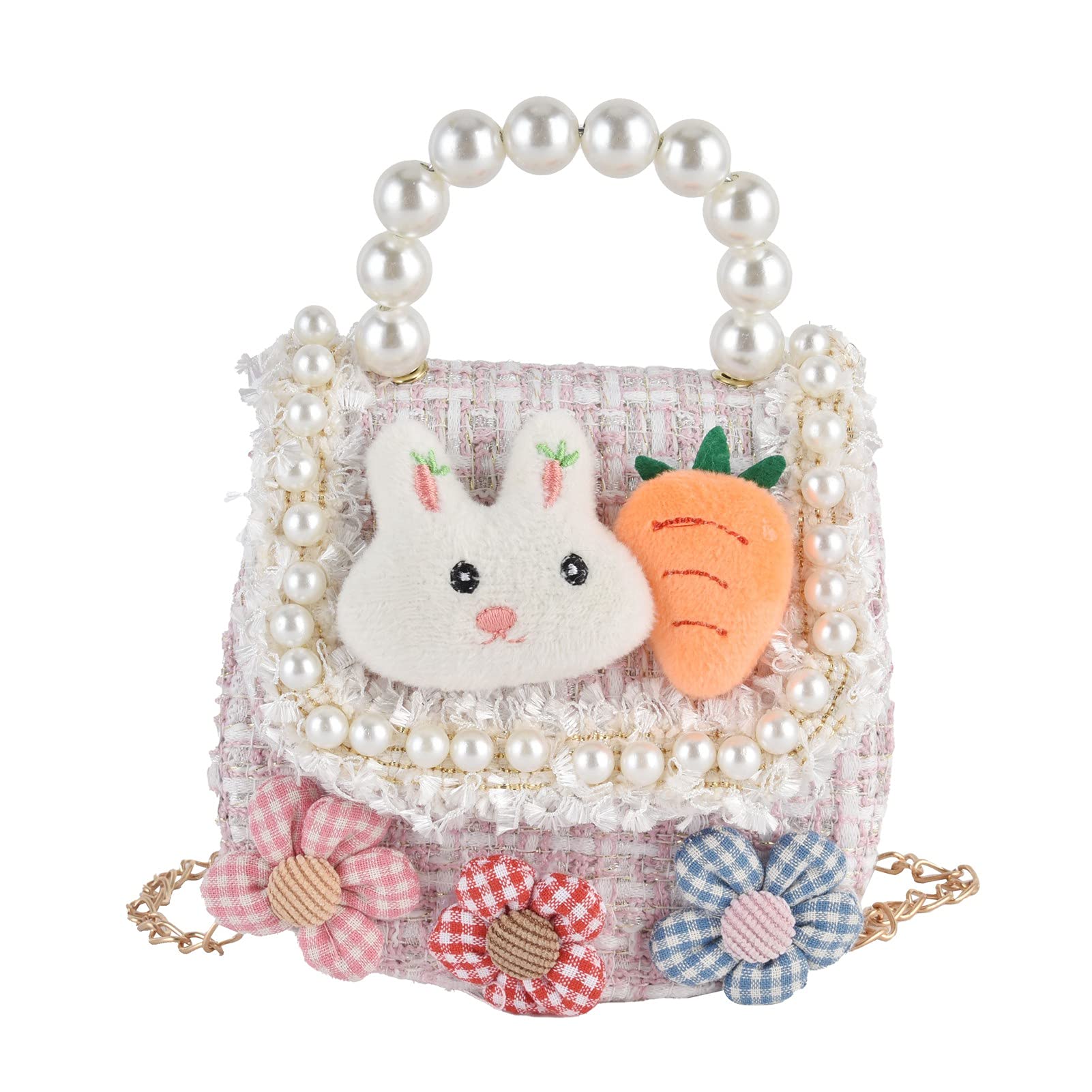 CHICIRIS Girls Handbag - Cute Cartoon Crossbody Purse for Kids, Birthday Gift for Girls, School Backpack & Outdoor Travel Accessories (Pink) | Perfect for School, Parties, Shopping & Daily Use