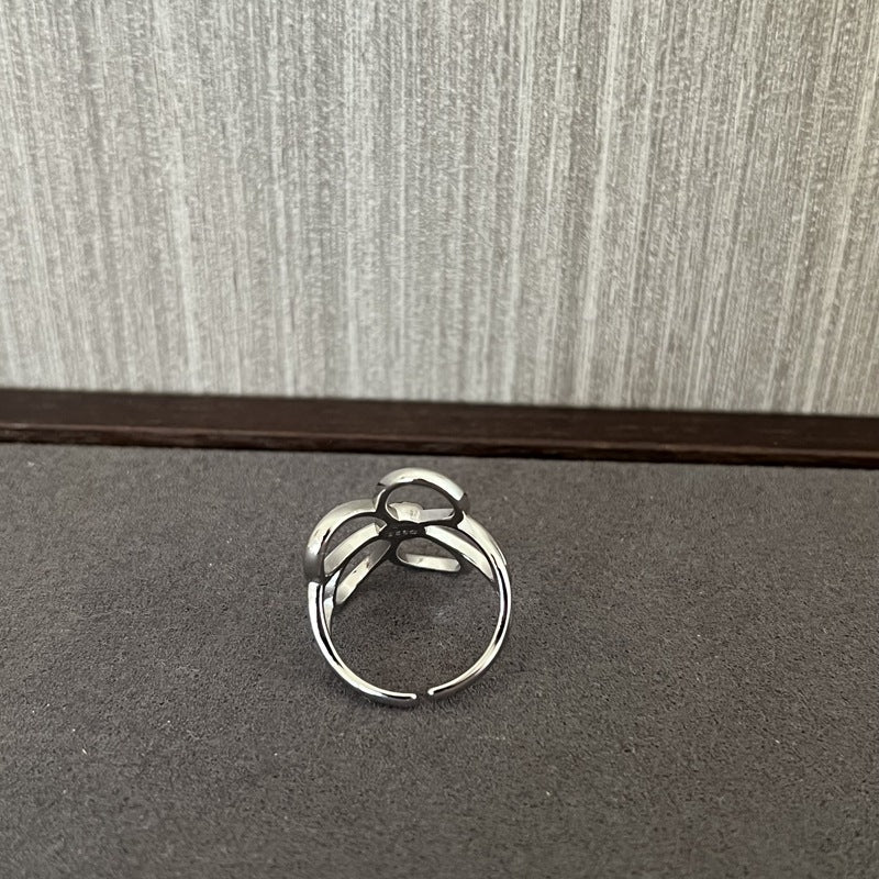 925 Sterling Silver Adjustable Daisy Ring - Minimalist & Versatile Jewelry for Women - Perfect for Everyday Wear, Gifts & Special Occasions