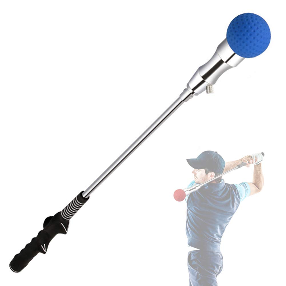Premium Golf Swing Trainer Set - Improve Rhythm, Strength, Flexibility & Tempo | Golf Training Aid for Beginners & Pros | Perfect for Driving Range & Home Practice