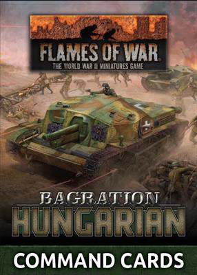 Bagration: Hungarian Command Cards - WWII Historical Wargame Expansion for Strategy Enthusiasts | Perfect for Tabletop Gaming & Historical Reenactments