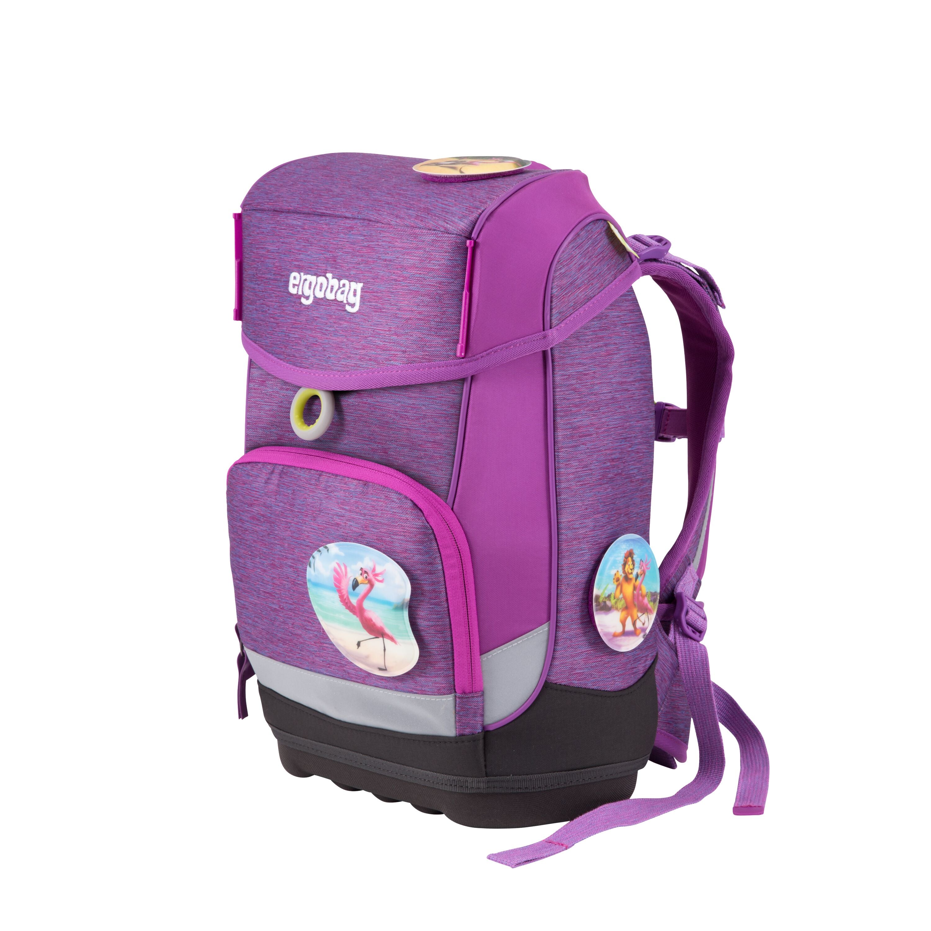 Ergobag Cubo Slim Island HoppBear - Lightweight Baby Carrier for Hands-Free Parenting, Perfect for Hiking, Travel & Daily Use with Newborns to Toddlers