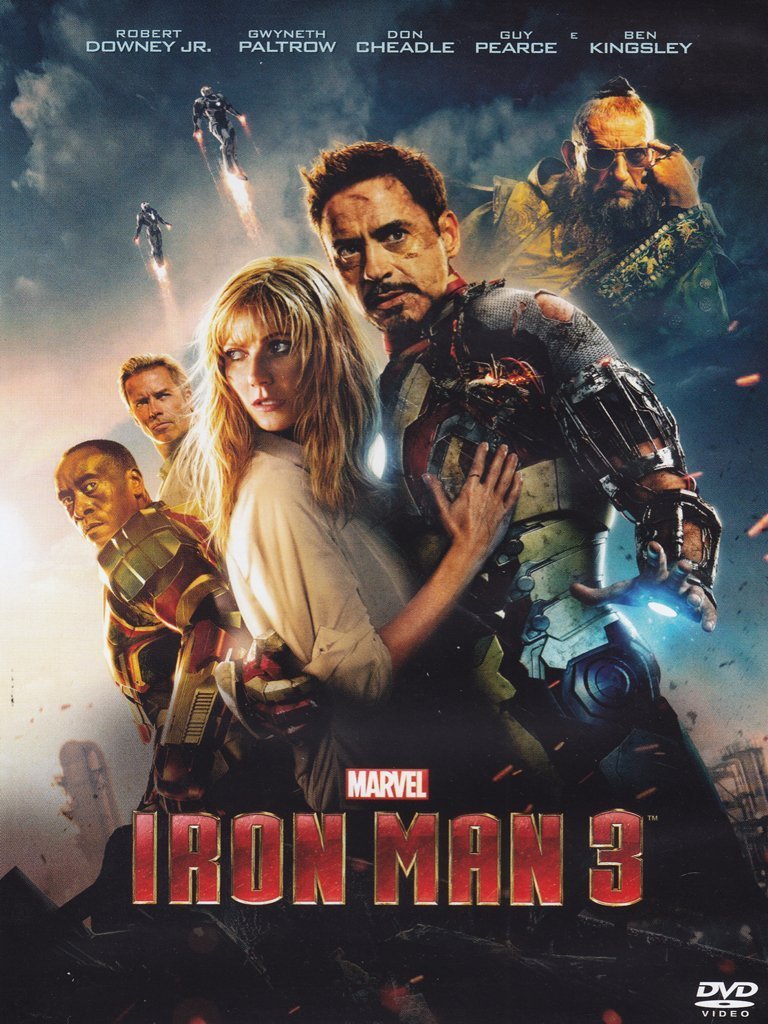 Iron Man 3 Blu-ray DVD - Region 2 - English Subtitles - Action Superhero Movie - Perfect for Marvel Fans & Home Theater Entertainment