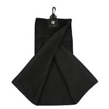 Premium Tri-Fold Black Golf Towel - Ultra Absorbent & Quick Dry - Perfect for Golfers, Gym, Sports & Outdoor Activities