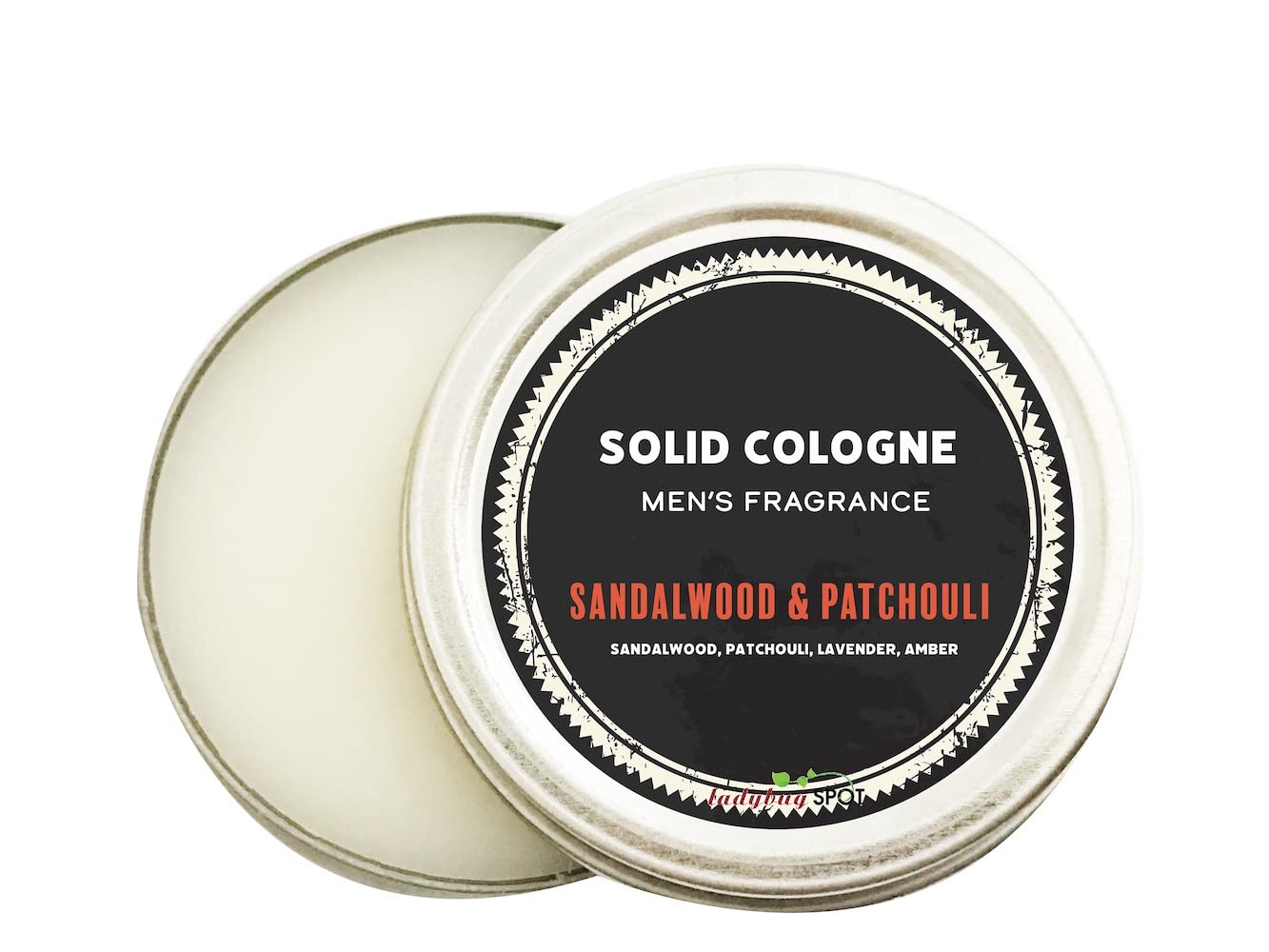 Premium Ladybug Spot Cologne for Men & Women - Long Lasting Sandalwood & Patchouli Essential Oil Infused Fragrance (1 oz) - Perfect for Date Nights, Office Wear & Special Occasions