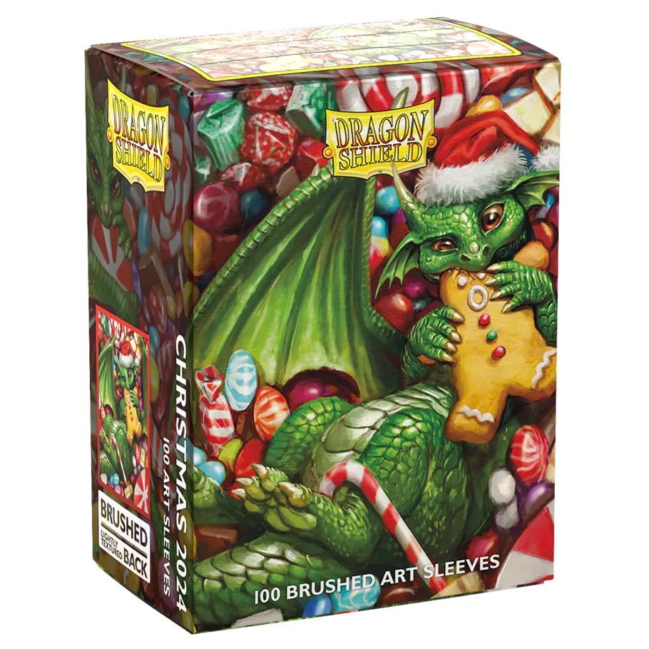 Dragon Shield Christmas 2024 - Premium Trading Card Sleeves for MTG, Yu-Gi-Oh & Pokemon - Holiday Edition Card Protectors for Collectors & Gamers - Perfect for Gift Giving & Tournament Play