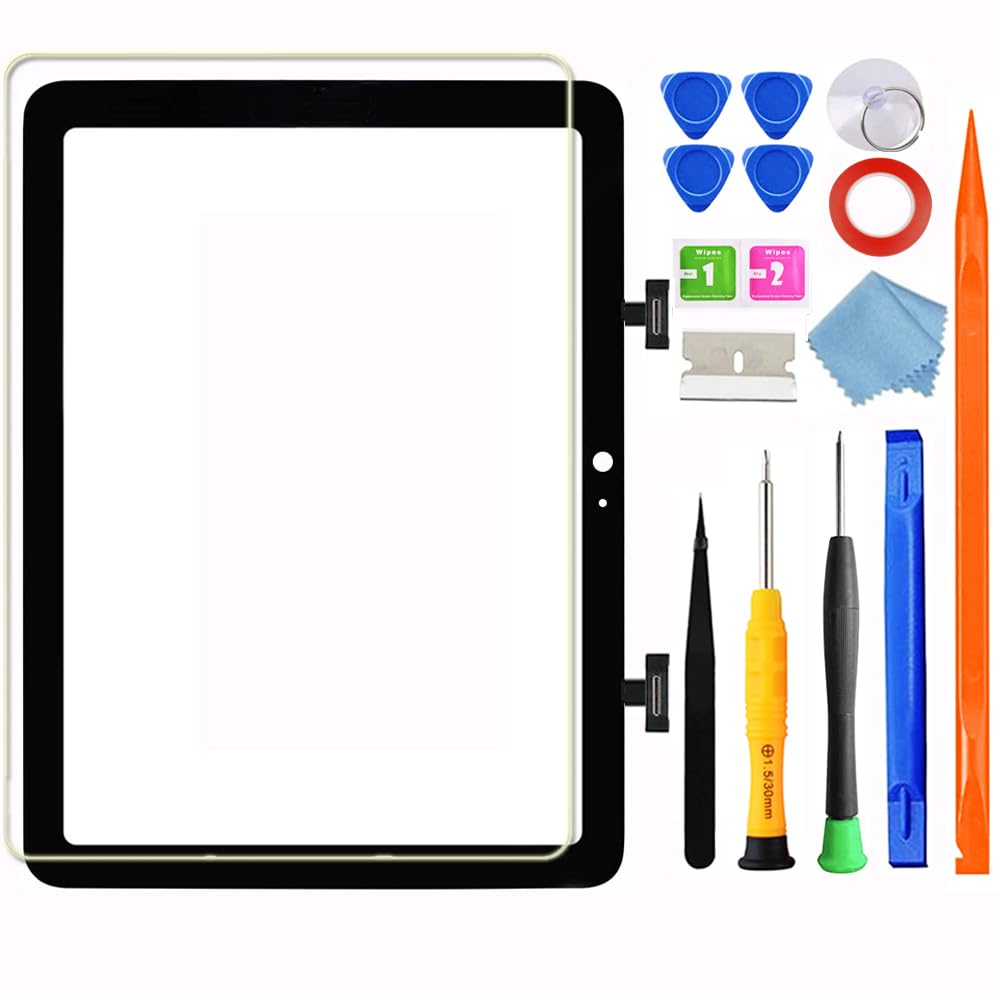 iPad 10 (10th Generation 2022) A2696/A2757/A2777 Screen Replacement Digitizer Touch Glass Kit - 10.9 Inch Full Repair Set for iPad 10th Gen (Excludes LCD) - Perfect for DIY Screen Repair & Device Restoration