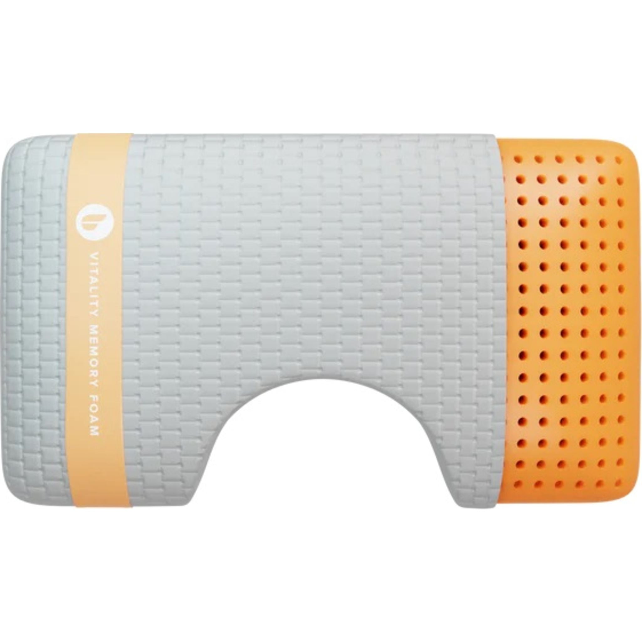 Blu Sleep Vitality Memory Foam Pillow - Orthopedic Neck Support for Side, Back & Stomach Sleepers - Premium Comfort for Better Sleep & Pain Relief - Ideal for Home, Travel & Office Use