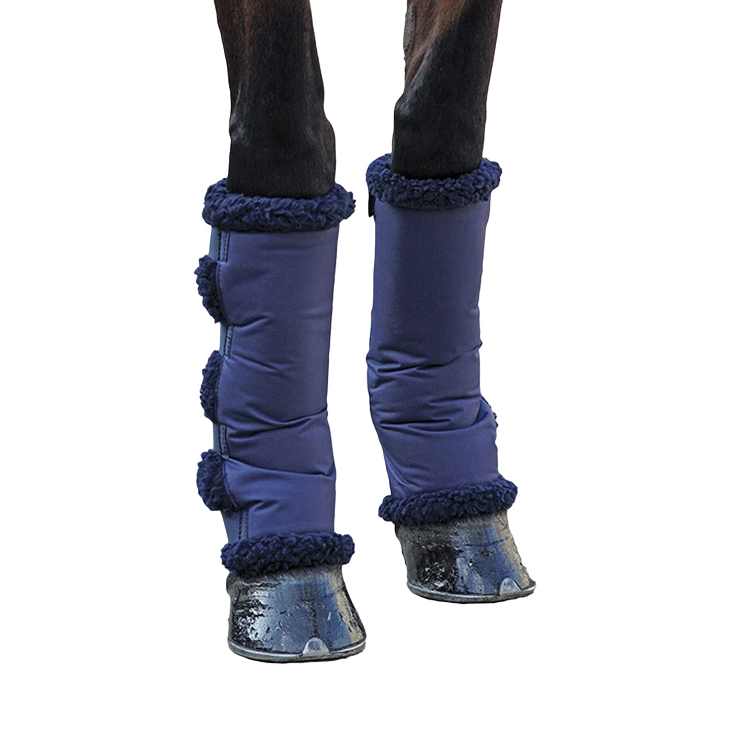 Shires Short Fleece Lined Travel Boots for Horses - Waterproof & Breathable Riding Boots for Trail Riding, Training & Stable Use - Comfortable Equestrian Travel Protection
