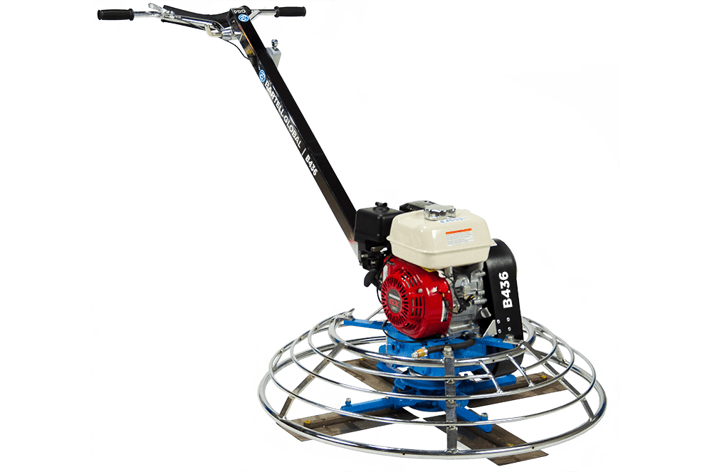 B436 Pro Series Concrete Power Trowel - Heavy Duty Floor Finishing Machine for Smooth Concrete Surfaces | Perfect for Driveways, Patios & Construction Sites