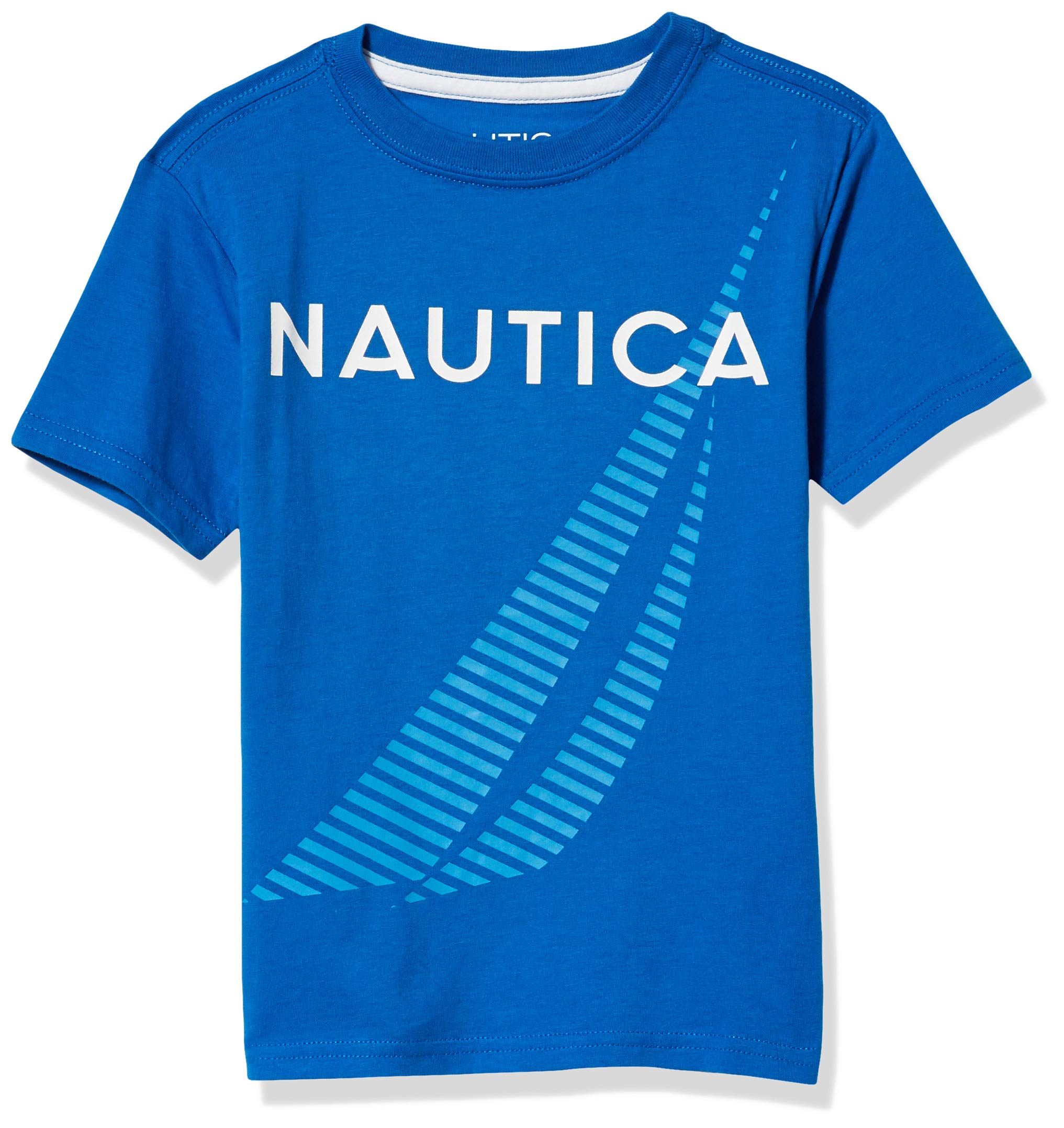 Nautica Boys' Short Sleeve Graphic T-Shirt with Fun Screen Print Designs - Perfect for School, Playdates & Summer Outfits