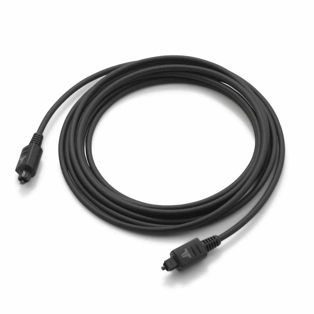 JL Audio XD AICDO 12 - 12ft Premium Digital Optical Audio Cable with Toslink Connectors - Perfect for Home Theater, Sound Bars & Gaming Systems