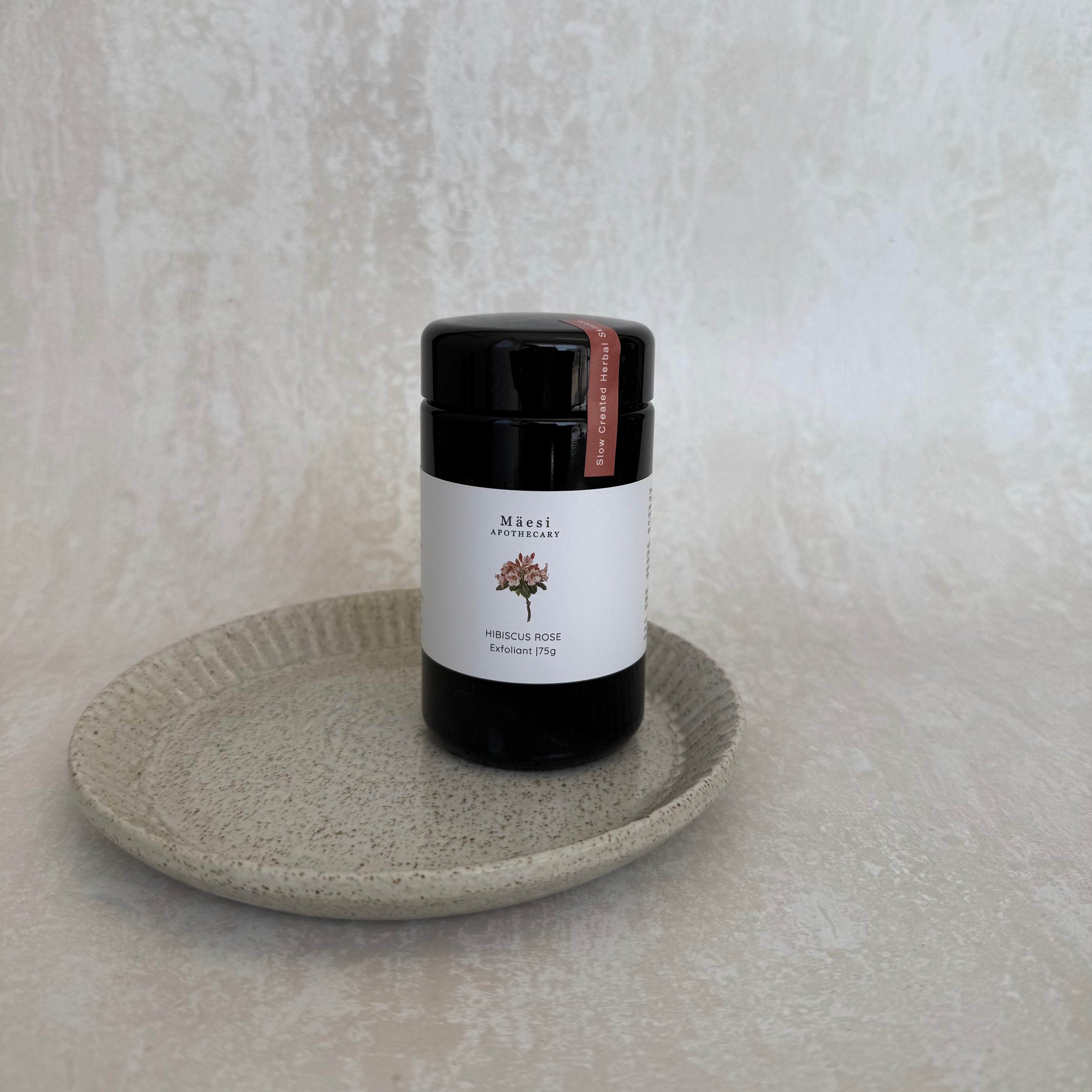 Organic Hibiscus & Rose Facial Exfoliant Scrub - Gentle Exfoliation for Glowing Skin - Perfect for Daily Skincare & Spa Treatments